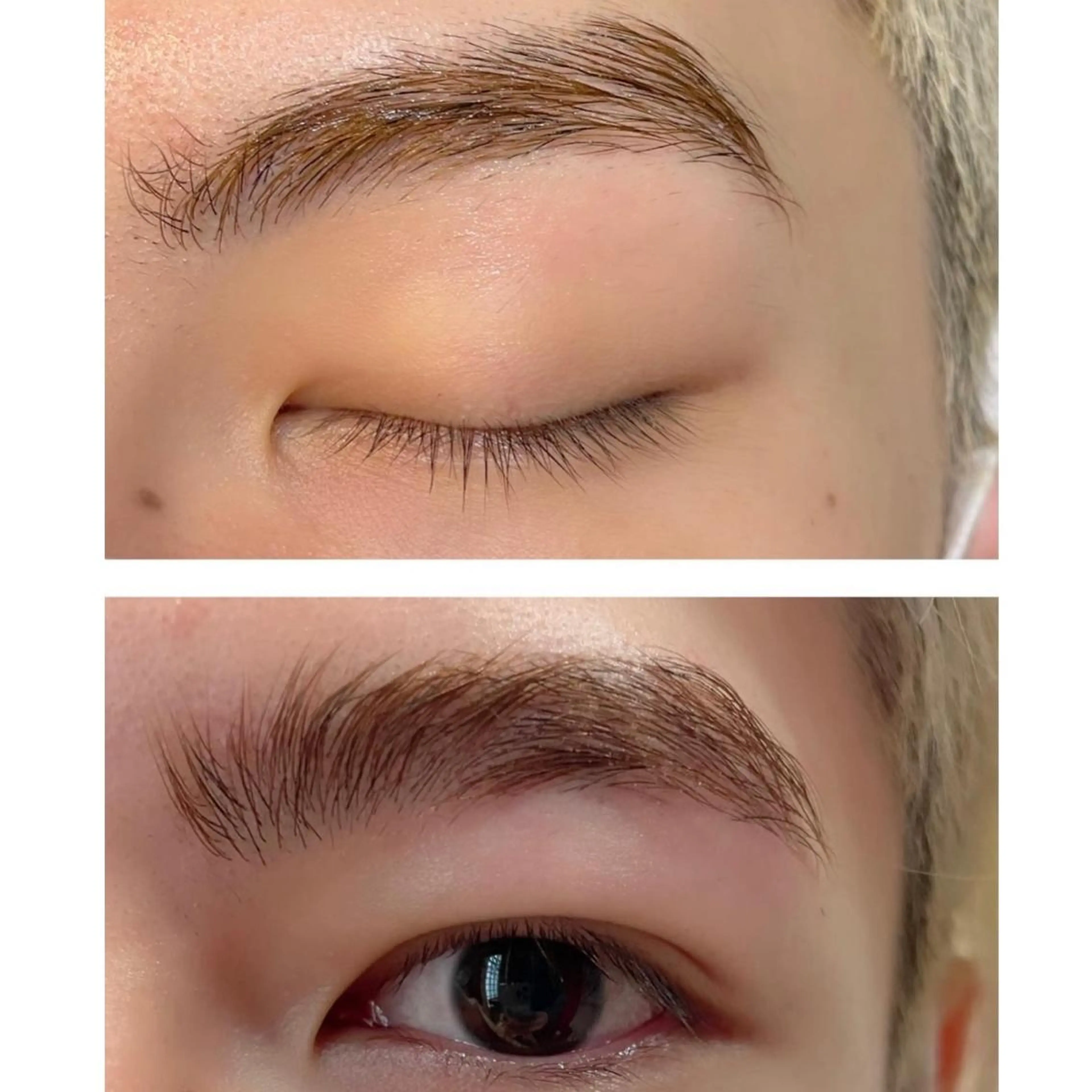 メンズ アイブロウ ハリウッドブロウリフト メンズアイブロウ MINX  men's　face所属・MINX eye トシジマ　ユキのマツエク・マツパデザイン