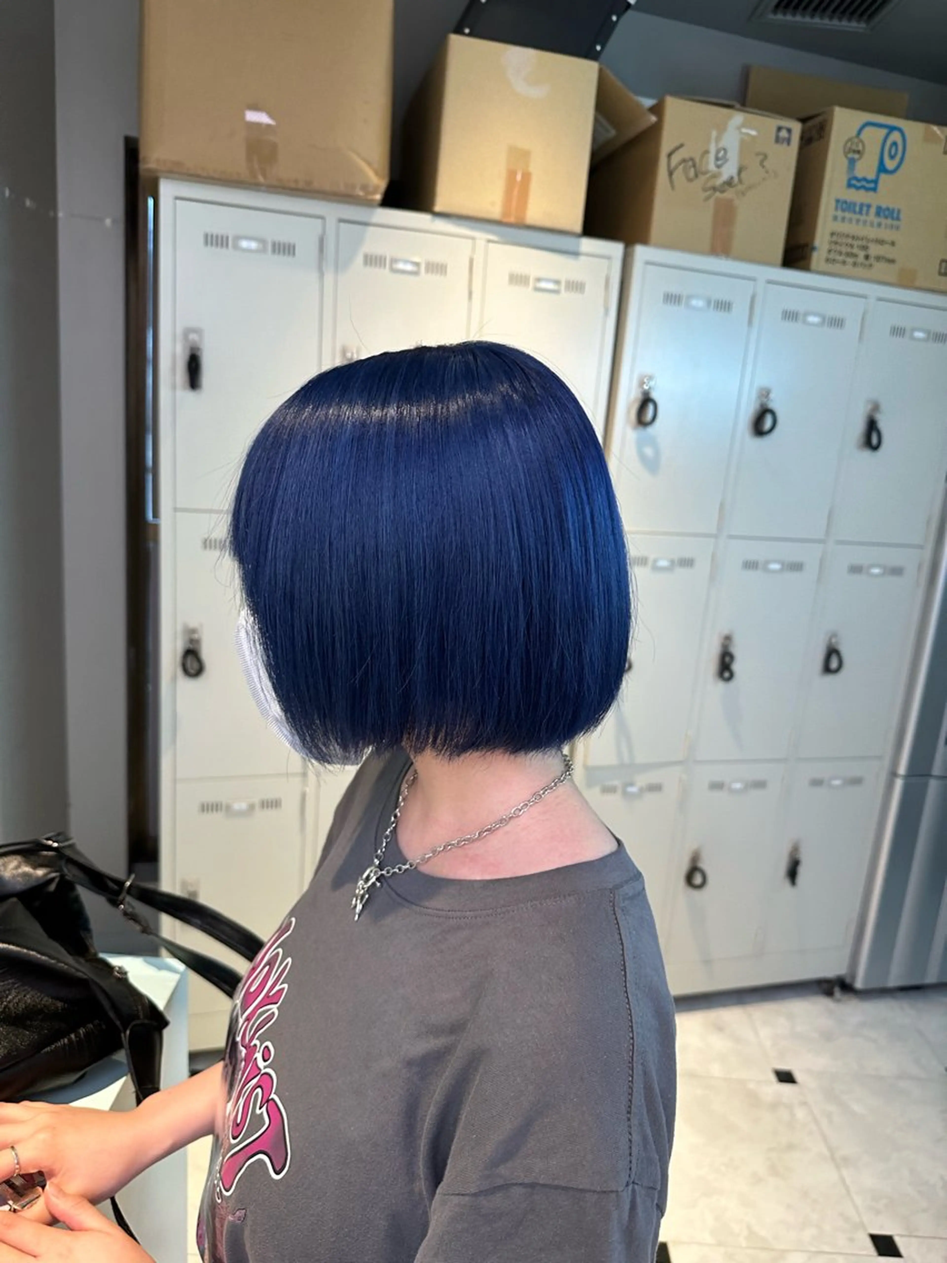 ミディアム カラー ハイトーン🌈メンズ カット♡Machanのヘアスタイル