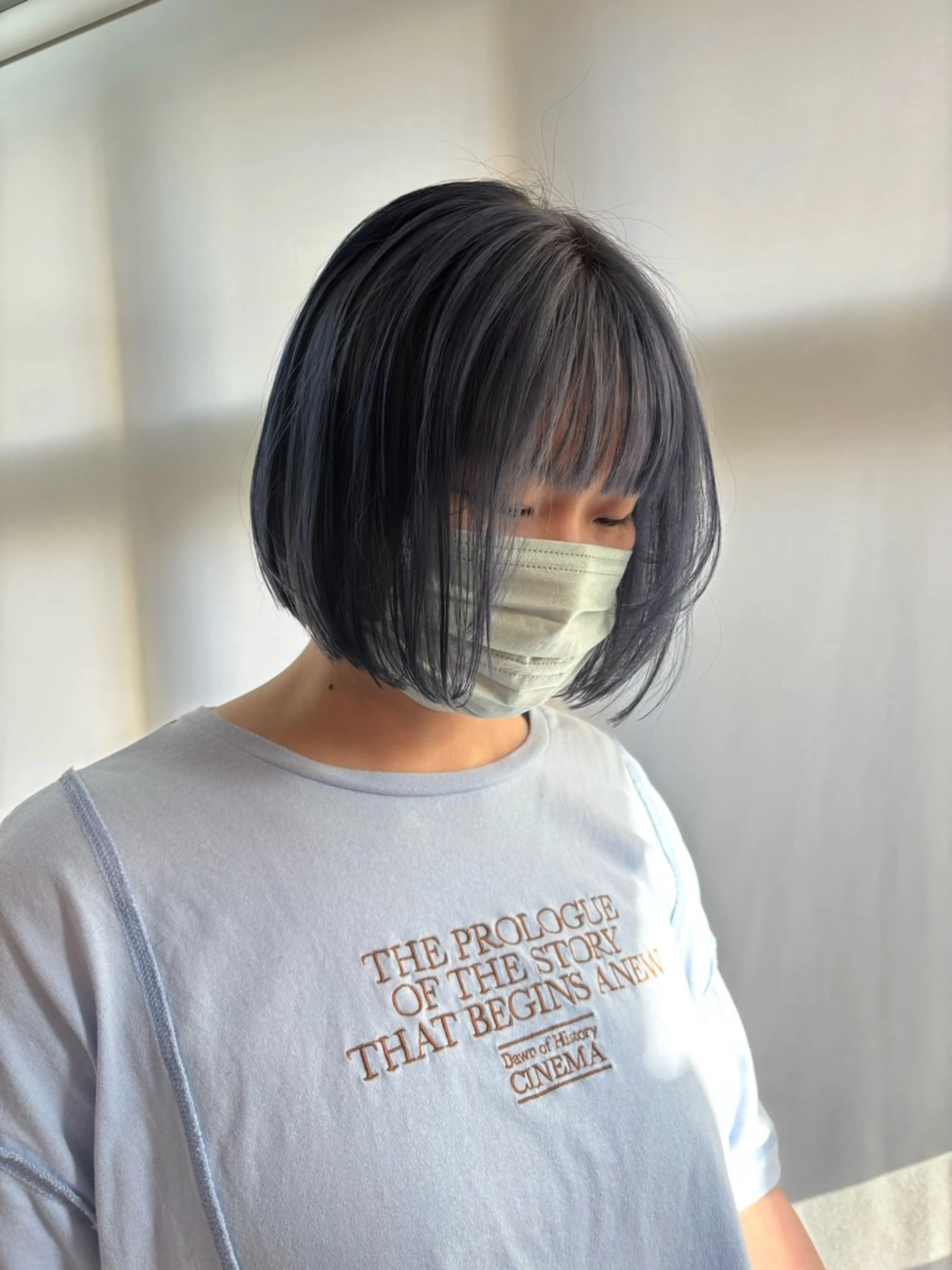 ミディアム カット ヘアカラー ♥️ボブ/ブリーチ なしカラー/mahoのヘアスタイル