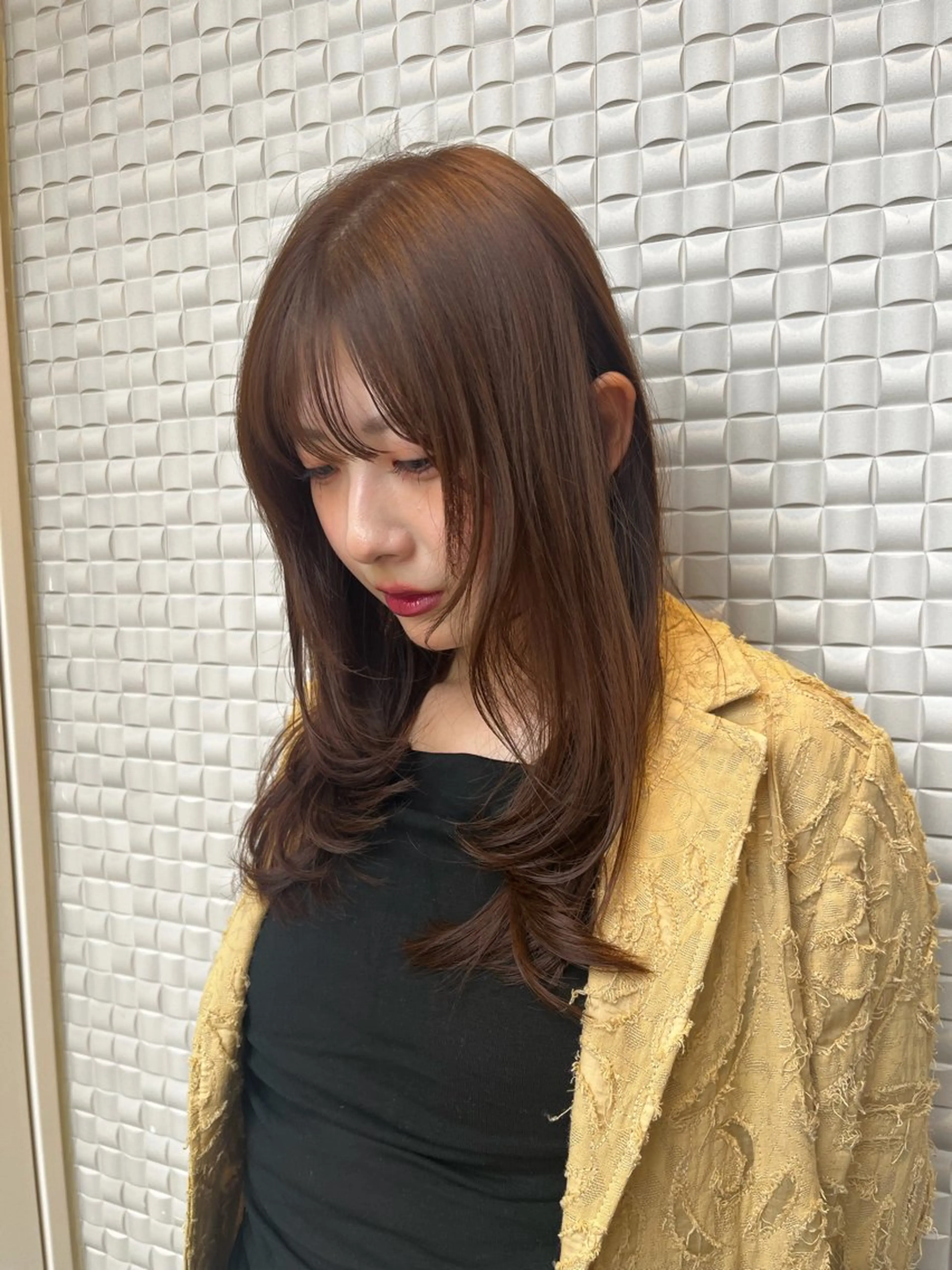 セミロング トリートメント 平居 舞白のヘアスタイル