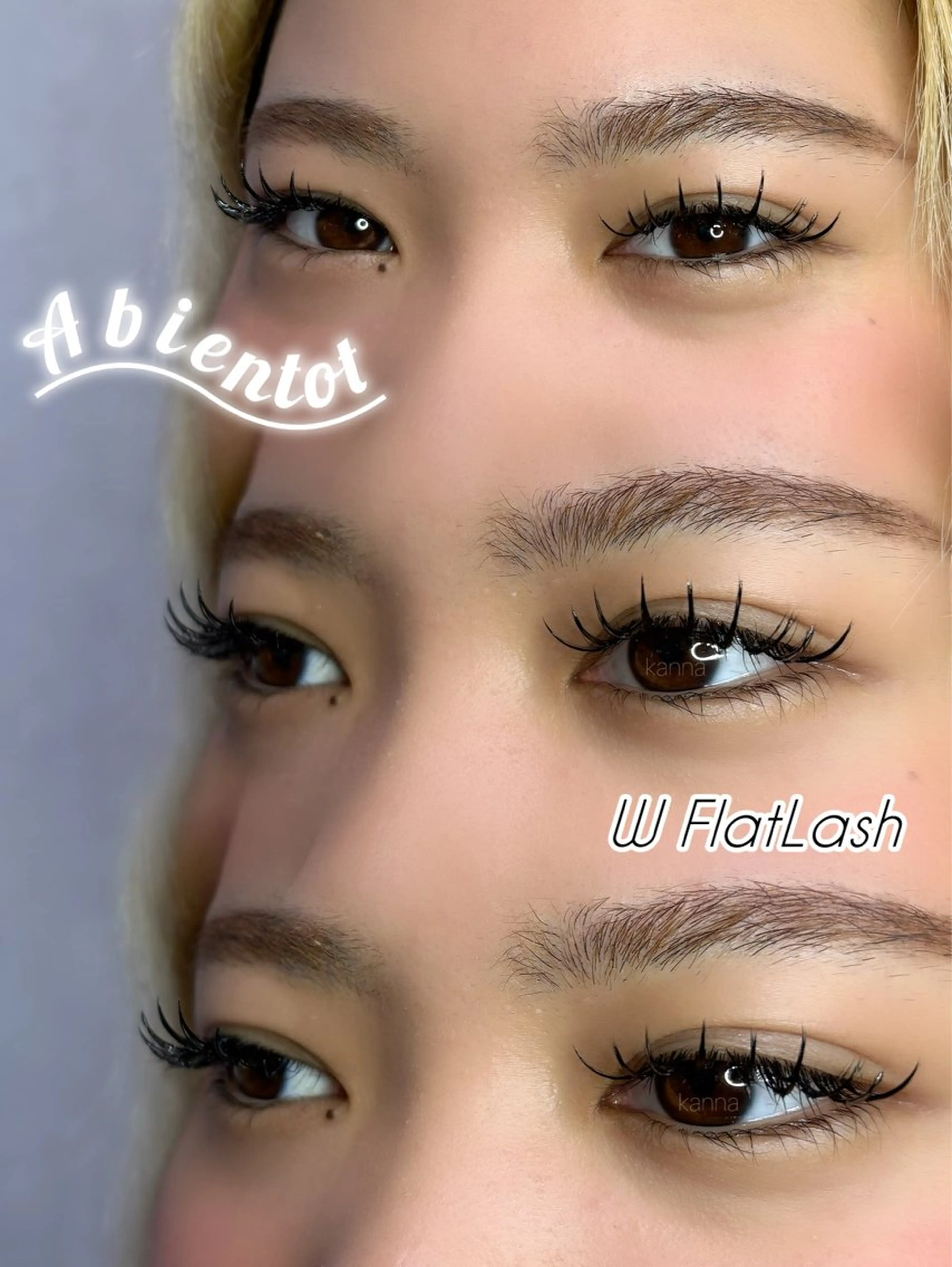 マツエク・マツパ Abientot Kannaのマツエク・マツパデザイン