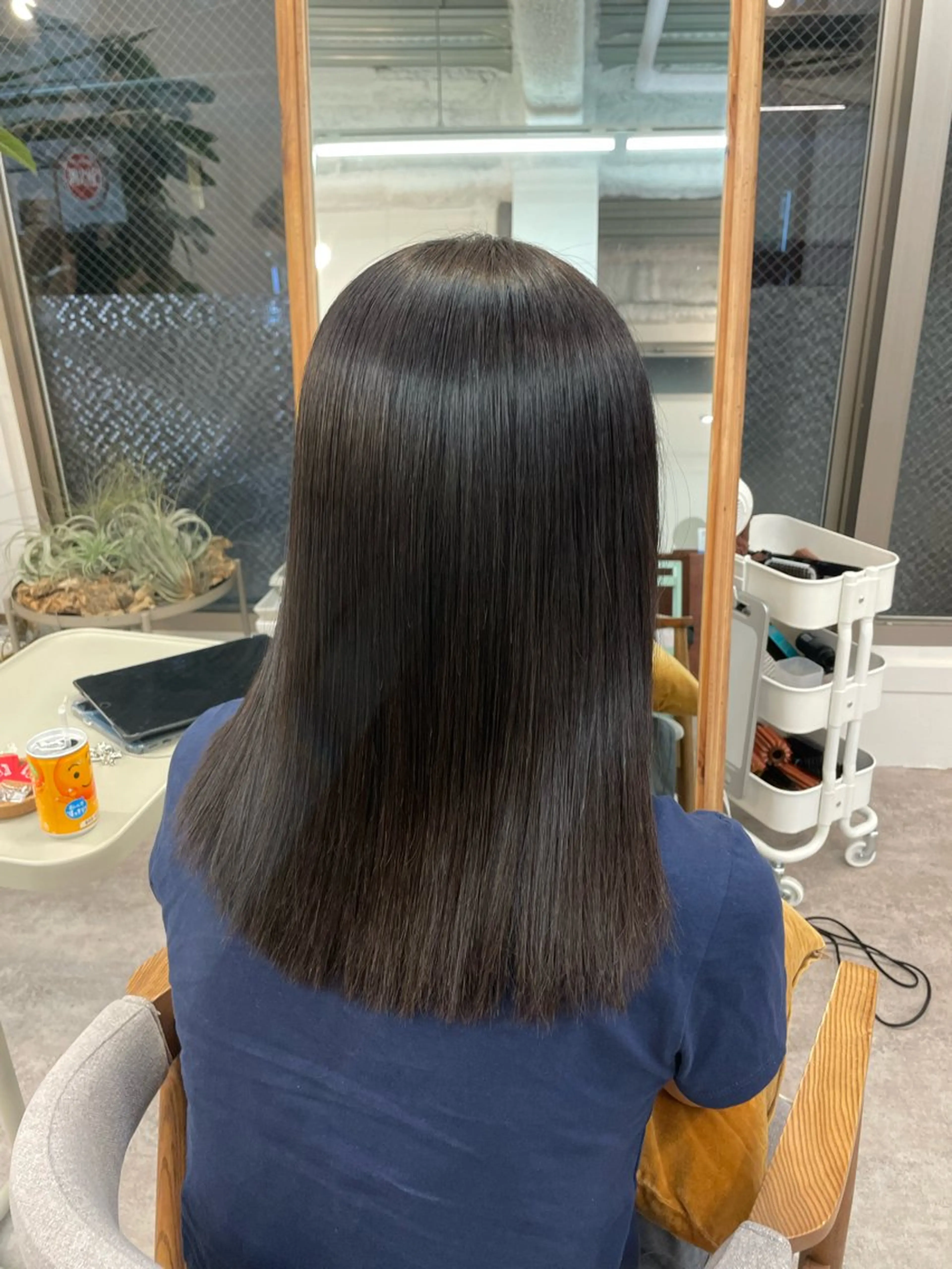 ミディアム 縮毛矯正 縮毛矯正 トリートメント hana✂︎メンズ ニュアンスパーマのヘアスタイル