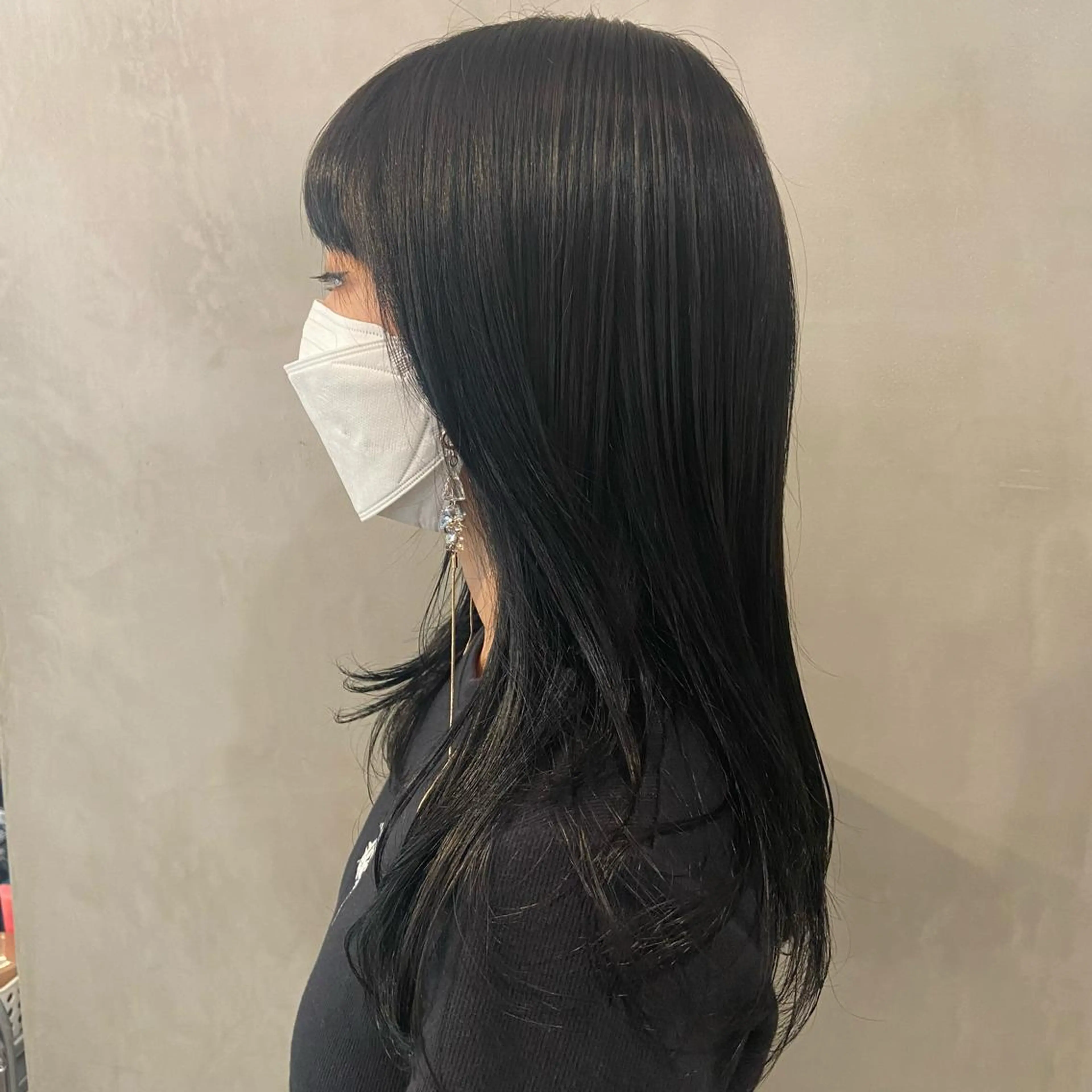 セミロング カラー 縮毛矯正 トリートメント 確定ファンサヘア🎀 オタク特化🎀ゆうなのヘアスタイル