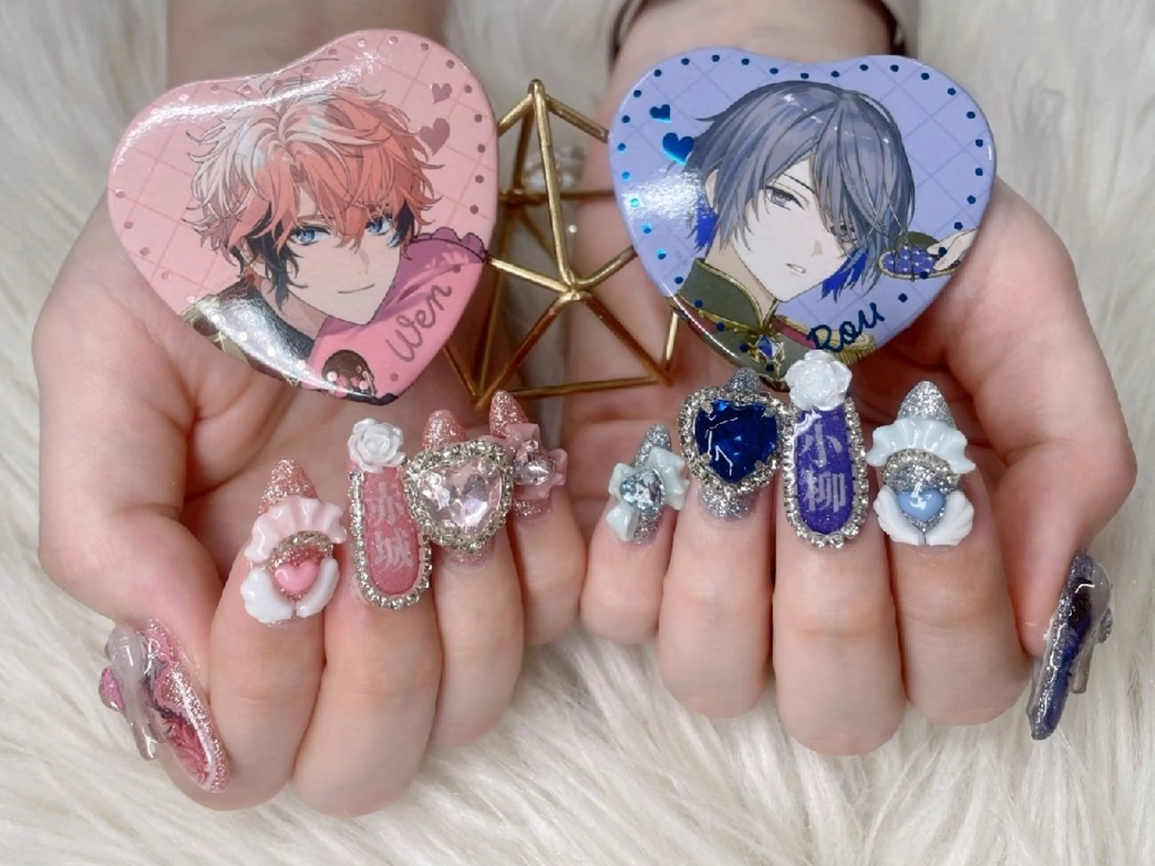 ネイル 長さ出し フラッシュネイル フレンチネイル キラキラネイル ラメ(グリッター) Chouette Nailのネイルデザイン