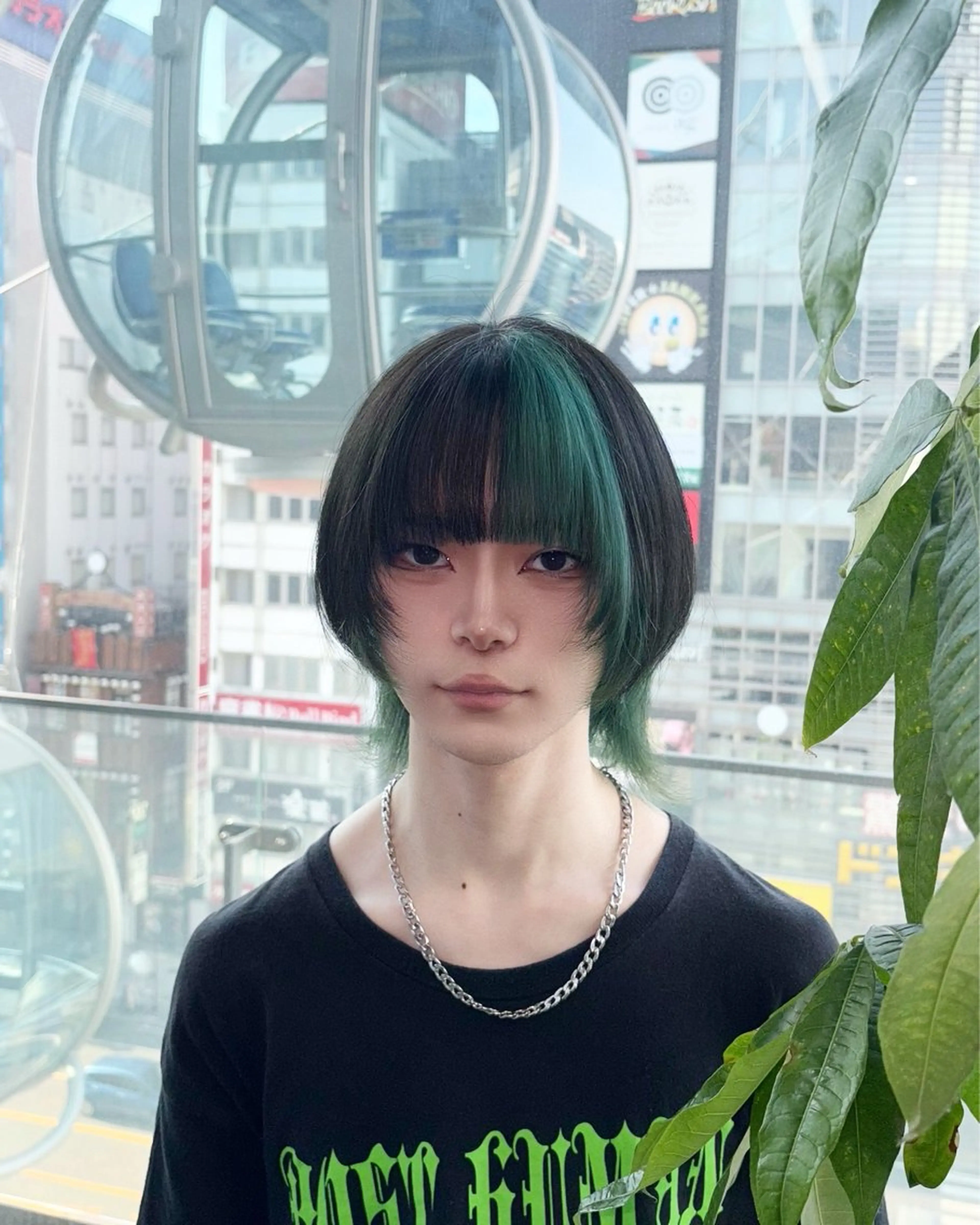 カラー ヘアアレンジ メンズ メンズウルフ🐺♡ ブリーチ♡ヘアメ🎀のヘアスタイル