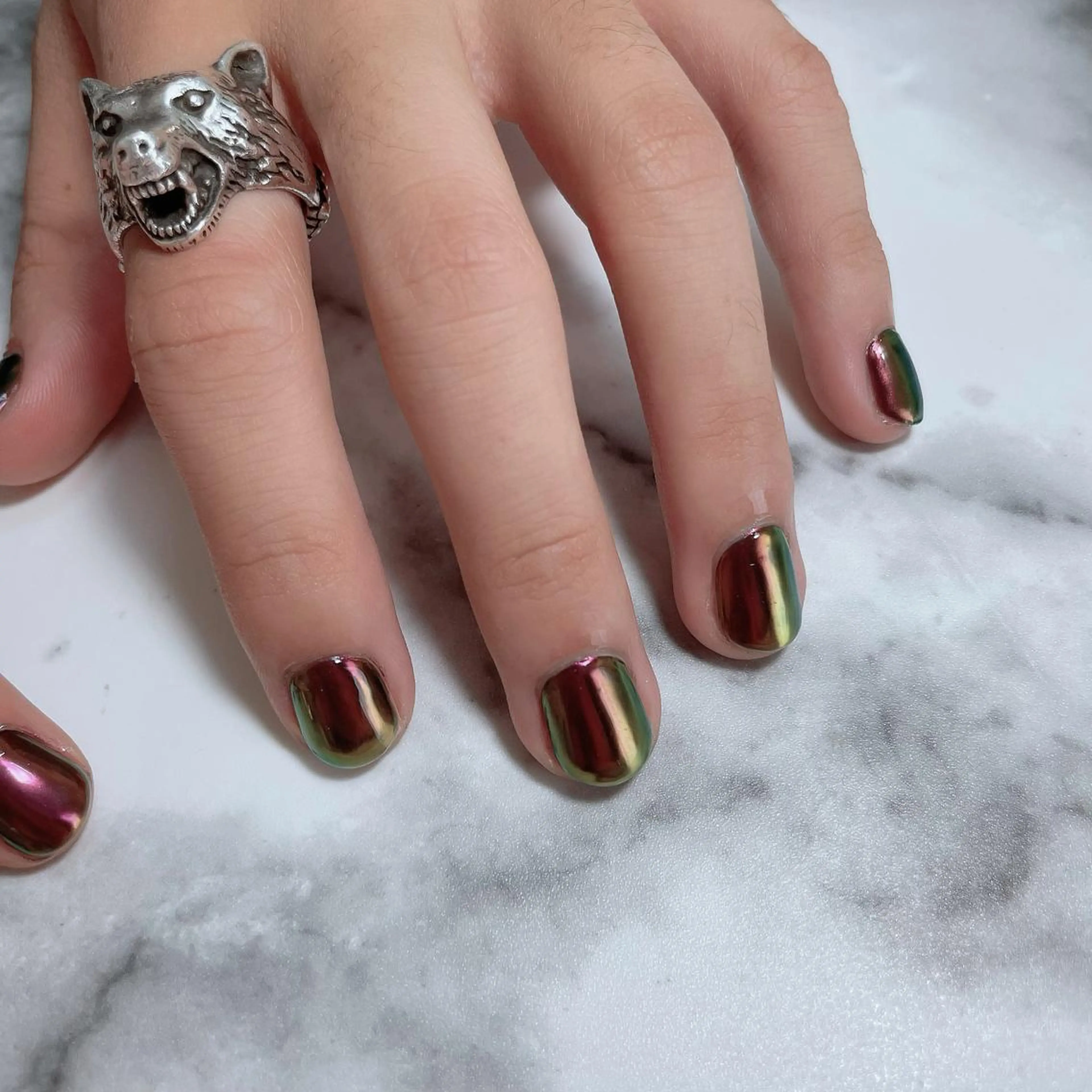 ネイル ミラーネイル Kayo nailのネイルデザイン