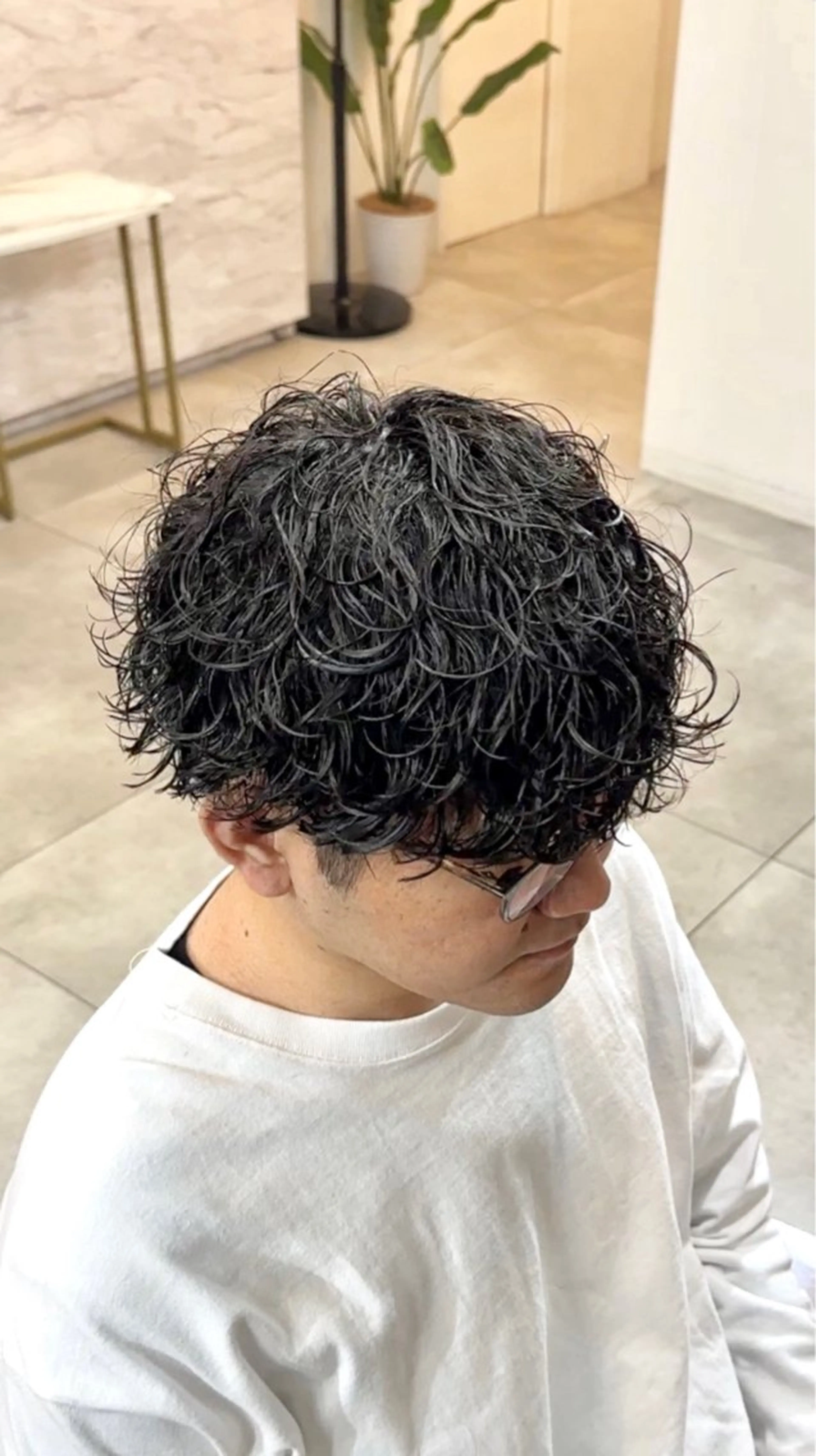パーマ メンズ メンズパーマ 波巻きパーマ カット パーマ メンズパーマ/新宿/ サイカショウイチのヘアスタイル