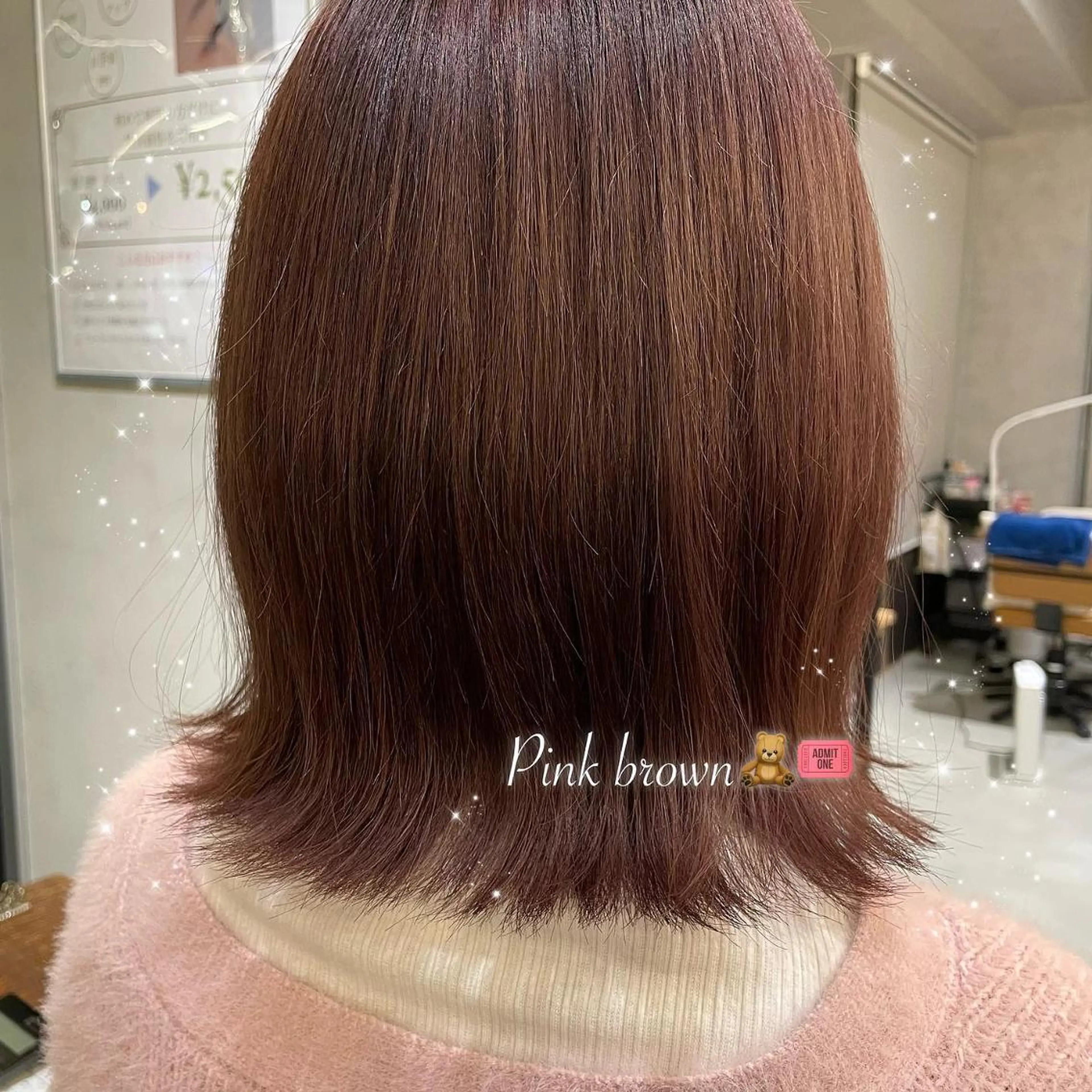 カラー ヘアアレンジ ブリーチ 透明感カラー ブリーチなしカラー 𝙢𝙞𝙮𝙪🎀 girly hairのヘアスタイル
