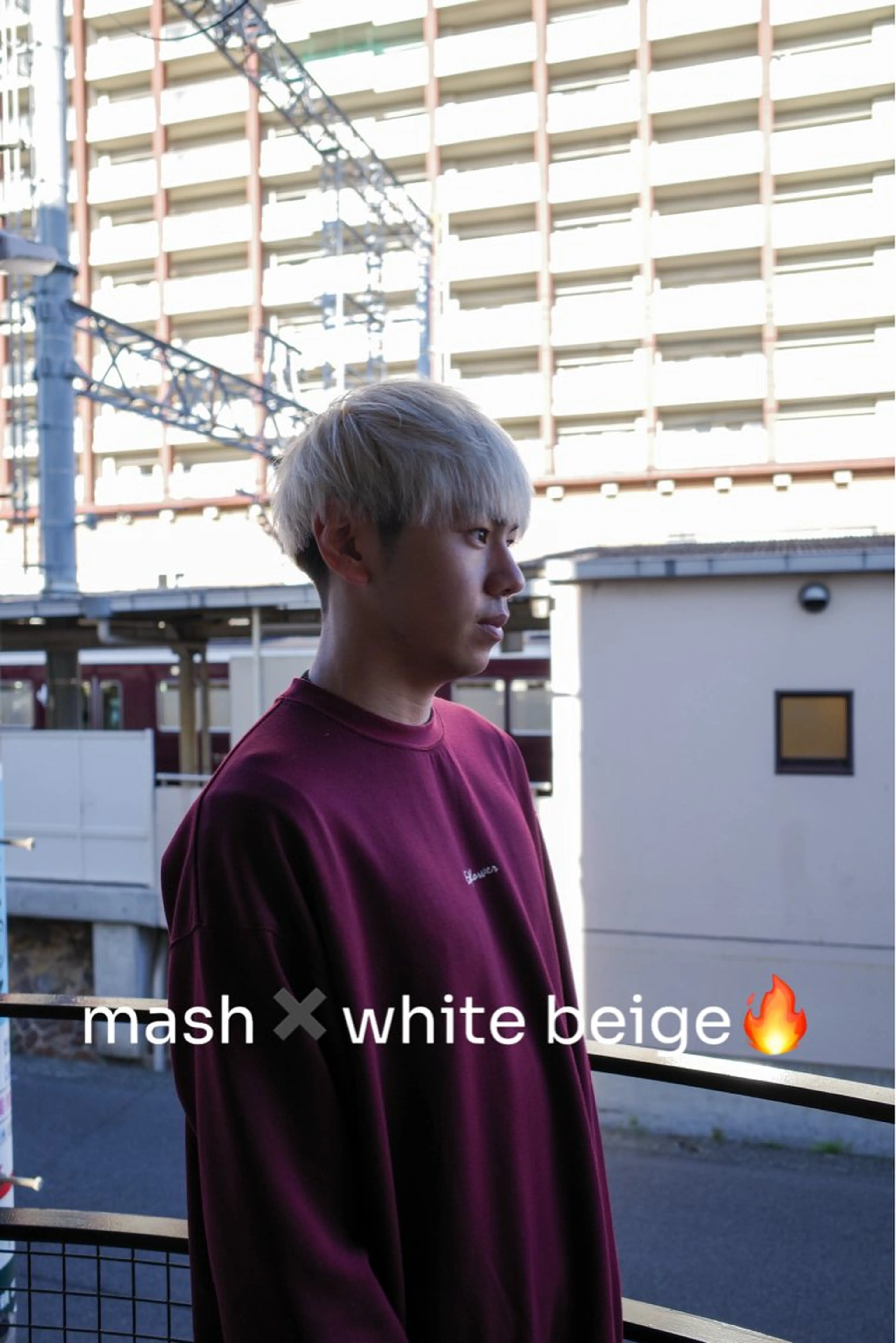 メンズ アップバング メンズハイライト マッシュ メンズパーマ メンズツイストパーマ Embellir甲東園所属・三野 光太郎のヘアスタイル