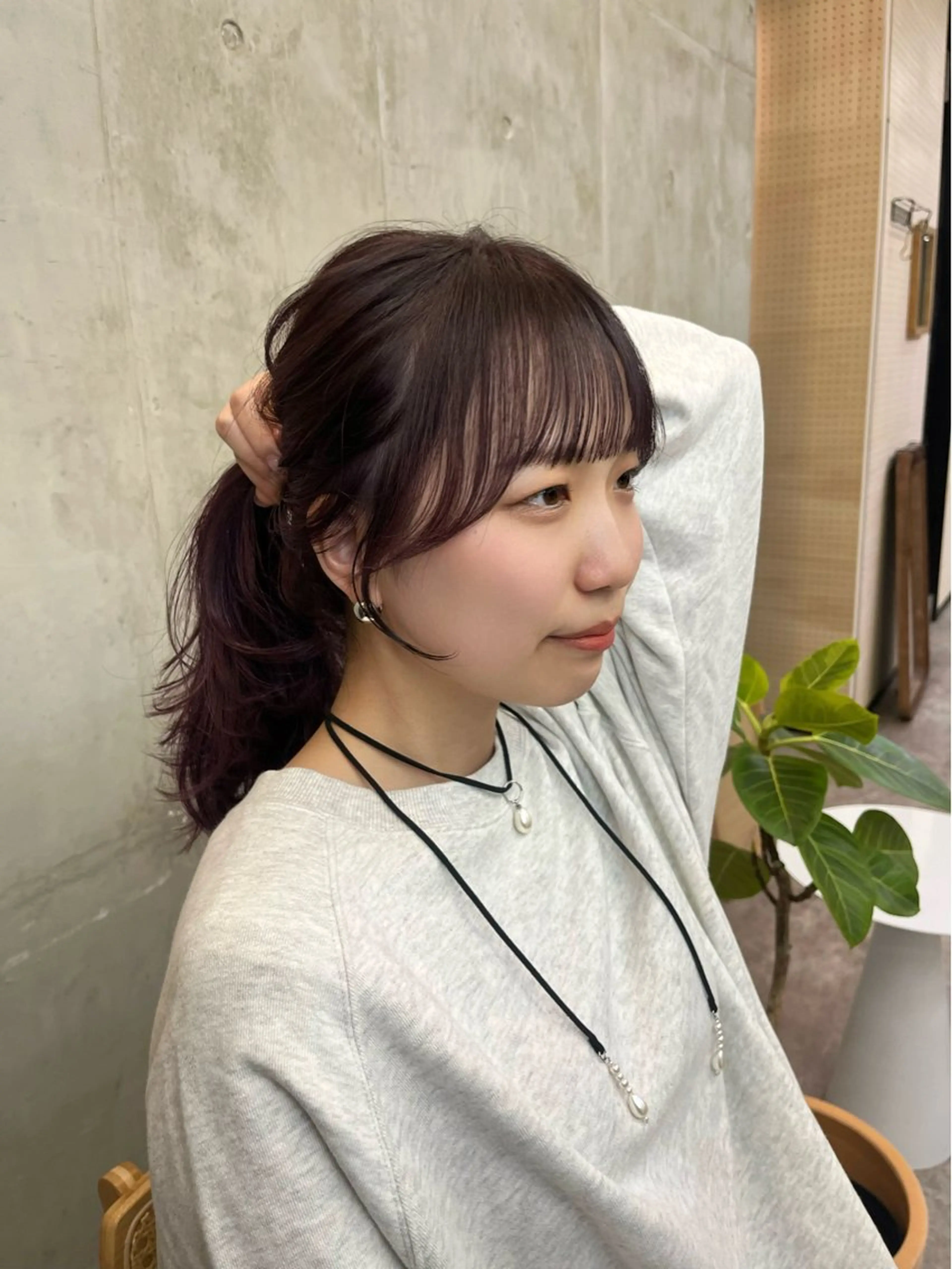ミディアム カラー ベージュカラー ブリーチ ケアブリーチ 透明感カラー ダブルカラー SALT WATER所属・🫐 𝐌𝐚𝐨 🫐似合わせcutのヘアスタイル