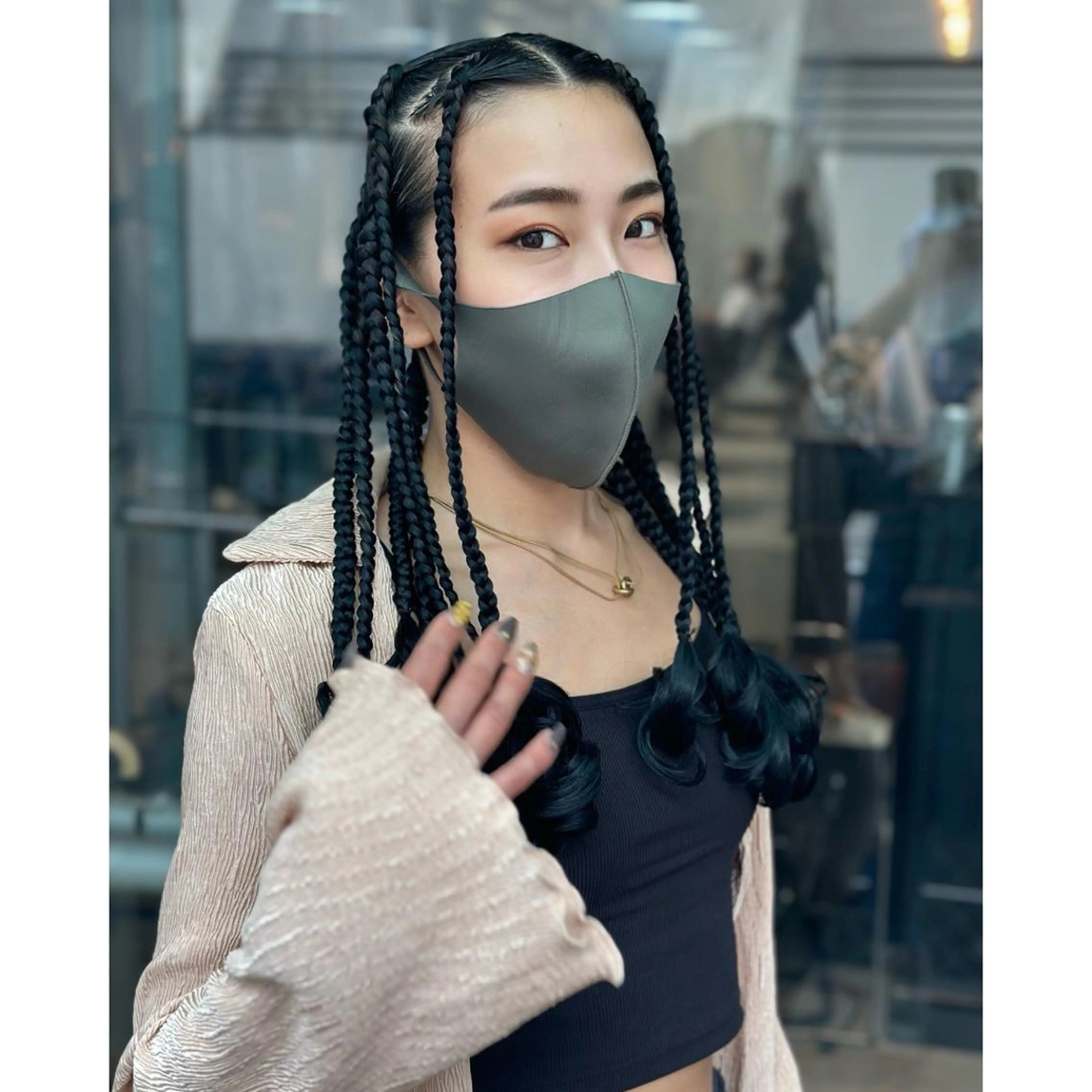 メンズ キッズ 子どものヘアアレンジ その他 BRAIDS💎愛子 大人ハイライト💎のヘアスタイル