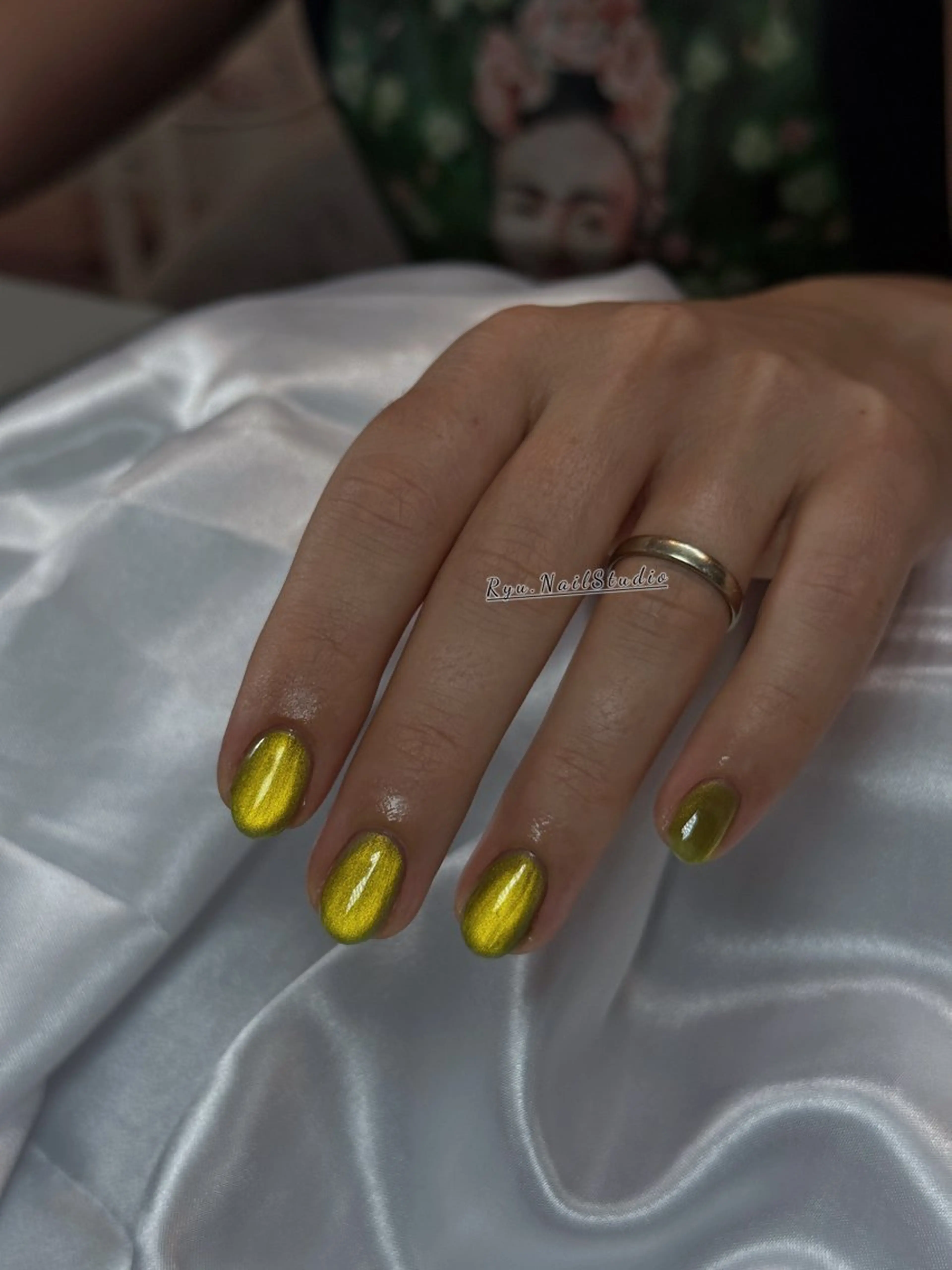 ネイル アートネイル ジェルネイル キラキラネイル ミラーネイル ニュアンスネイル ハンドネイル Ryu Nail Studio所属・Ryu Nail Shinokuboのネイルデザイン