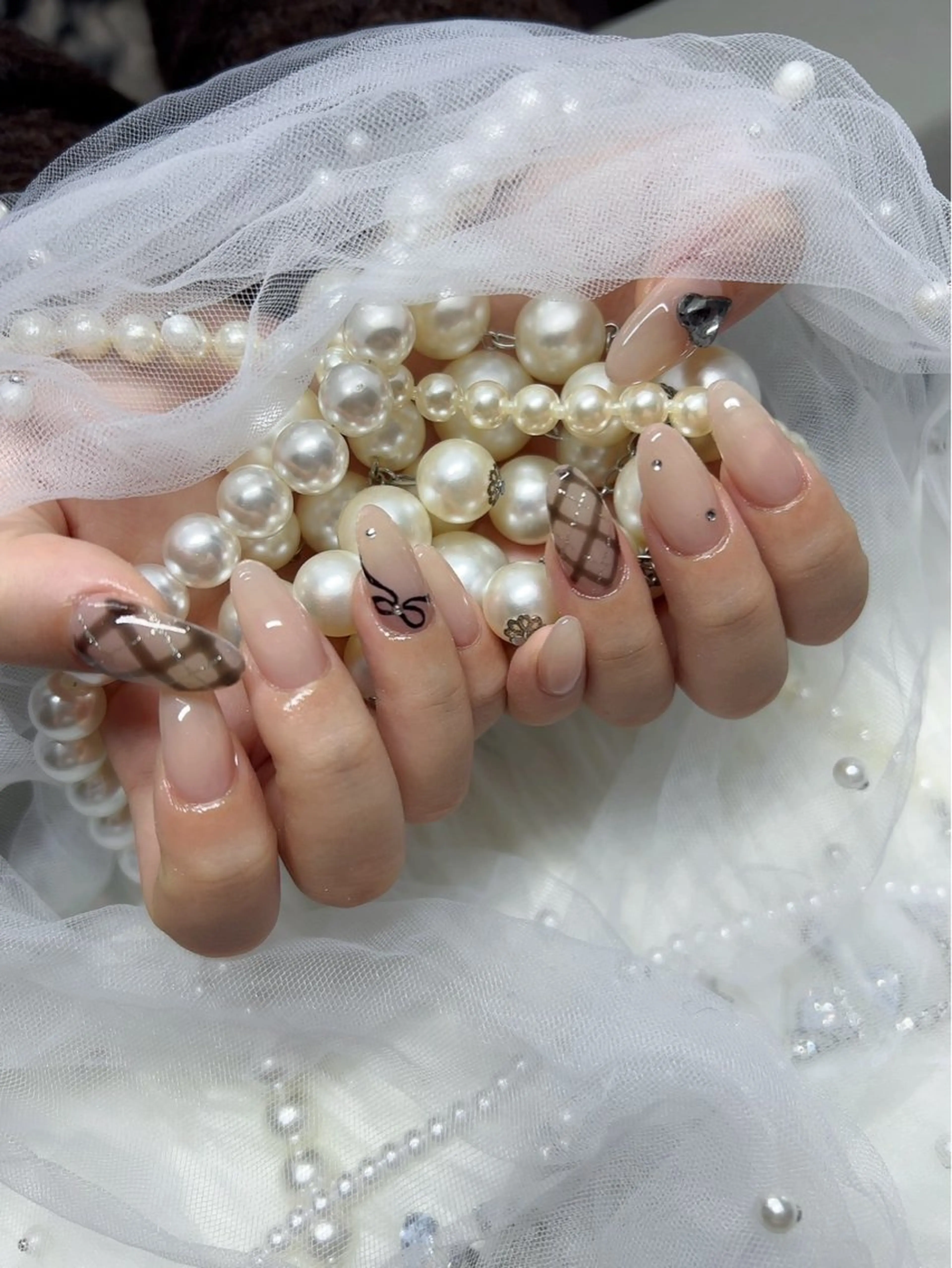 ネイル 持ち込み ハンドネイル ハンドケア my nail plus野江内代のネイルデザイン