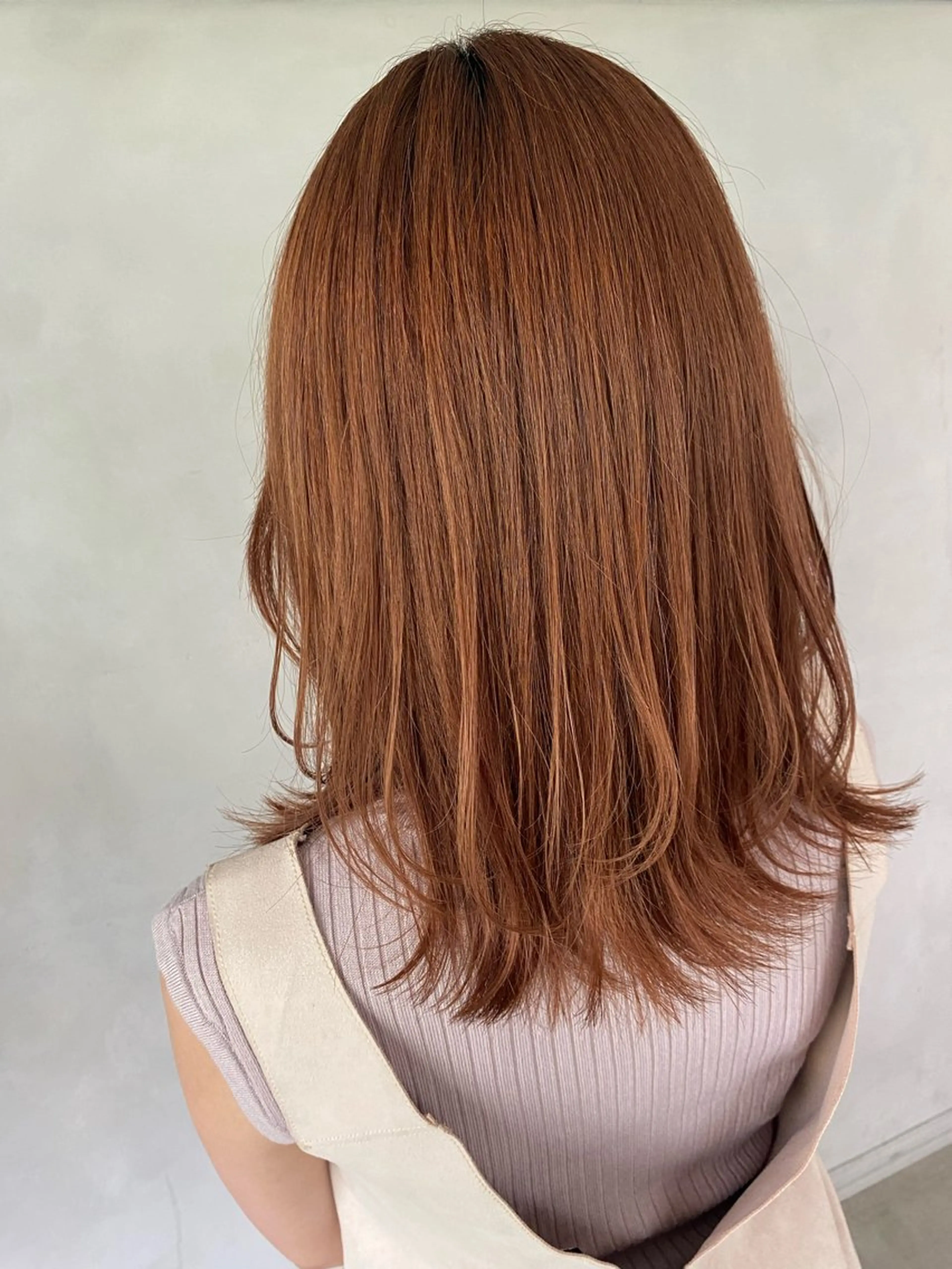 ミディアム ヘアアレンジ レイヤーカット 🤍似合わせカット/ 艶カラー/表参道🫧のヘアスタイル