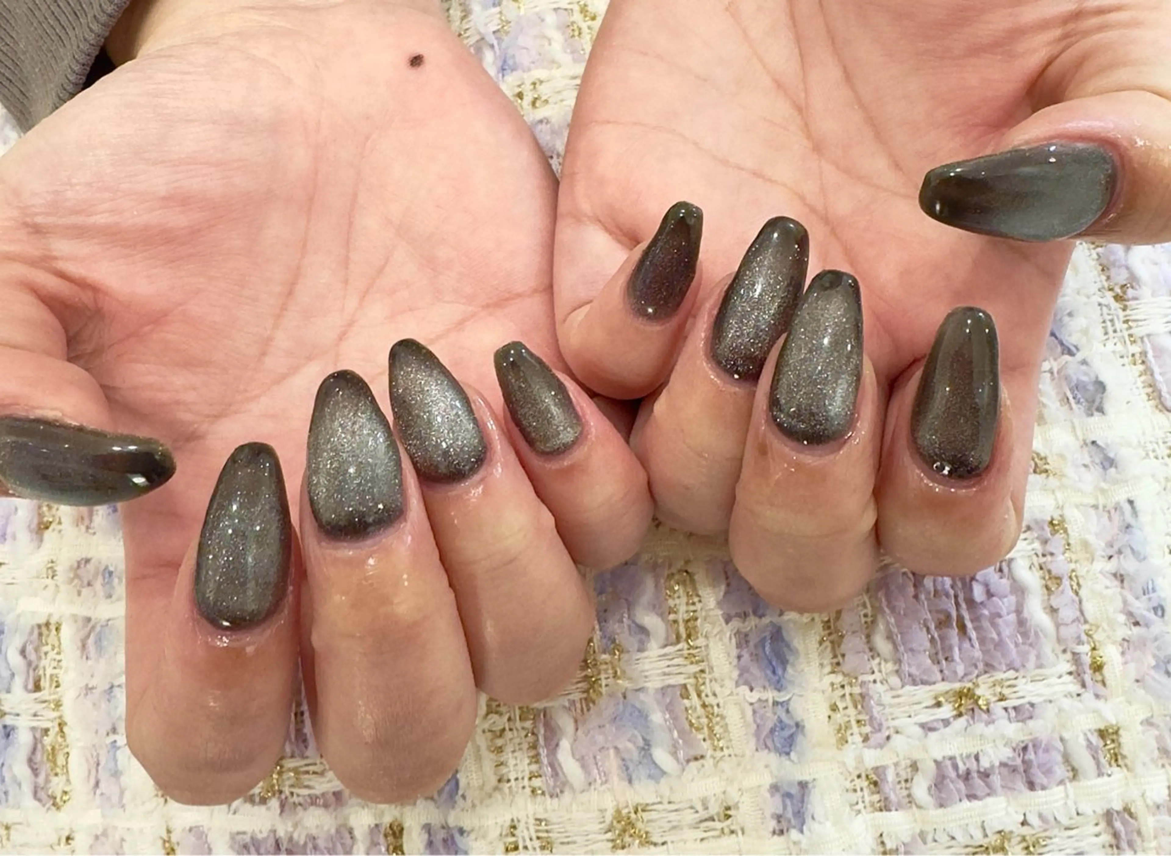 メンズ ネイル ジェルネイル マグネットネイル メンズネイル マイムネイル所属・MIMnail Jr ネイリストのネイルデザイン