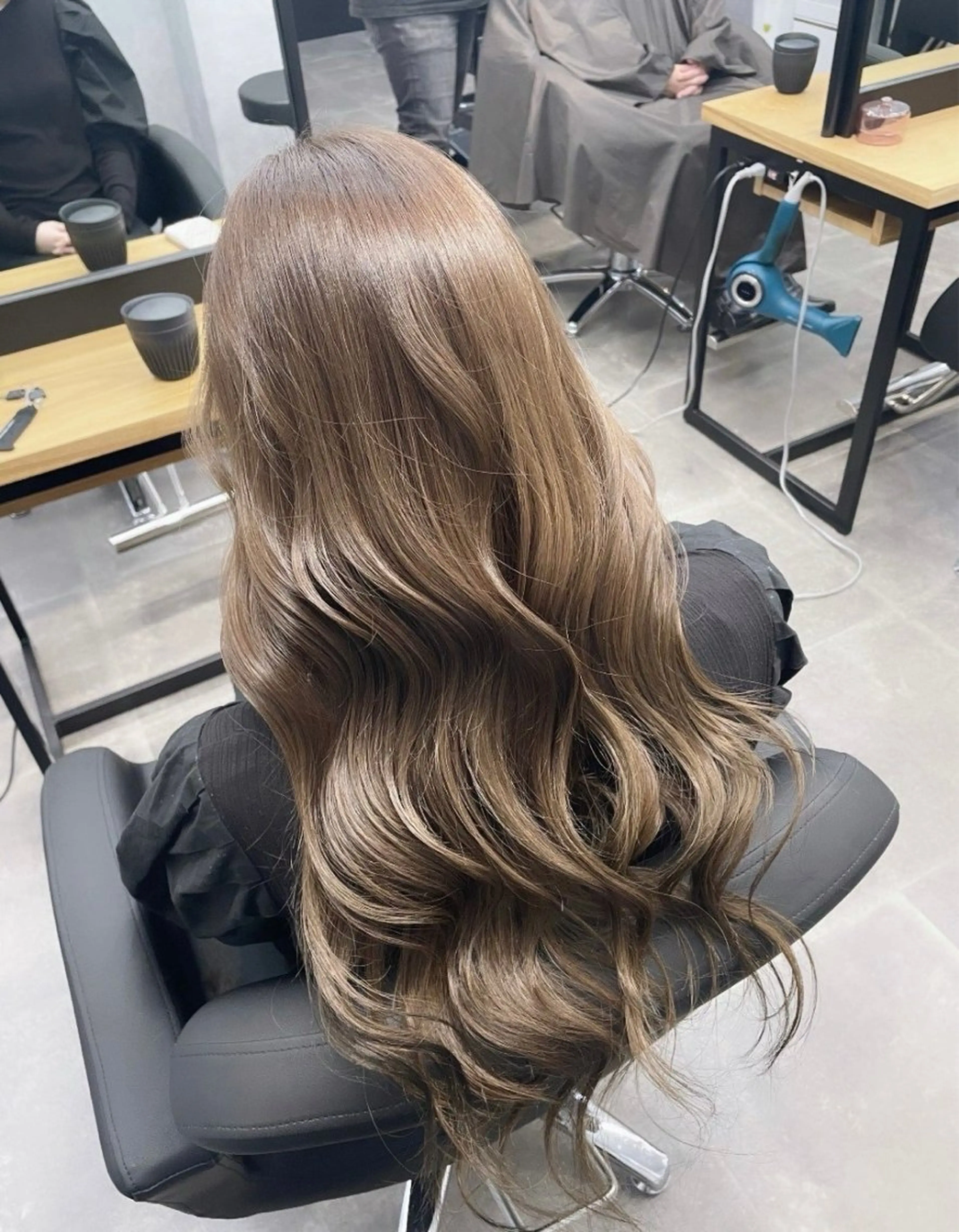 ロング カット ヘアカラー トリートメント 顔周りカット/ 髪質改善/kazuのヘアスタイル