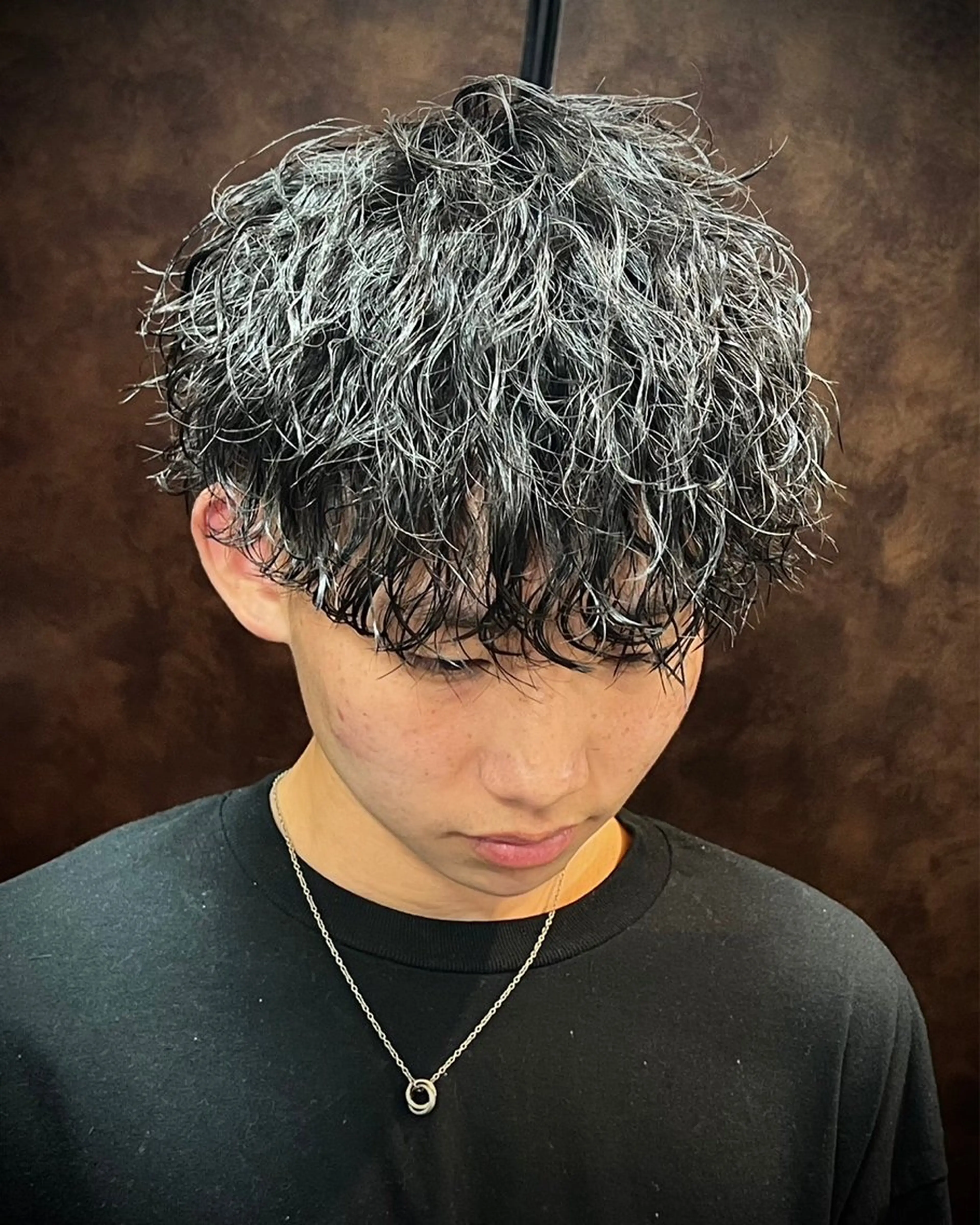 ミディアム パーマ メンズ EN所属・EN 長澤 友吾のヘアスタイル