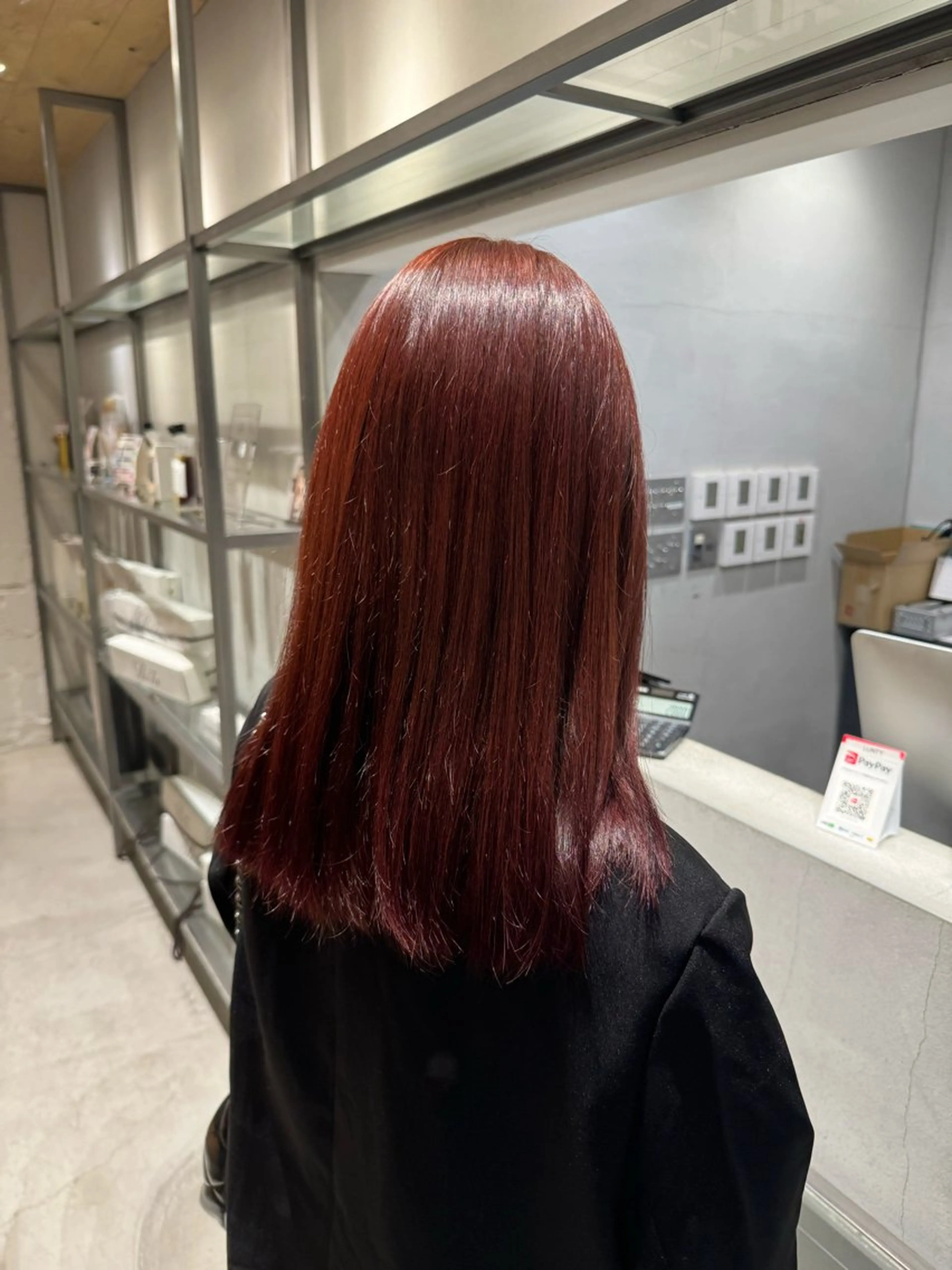 セミロング ヘアカラー 🌶推しカラー RINA🌶´-のヘアスタイル