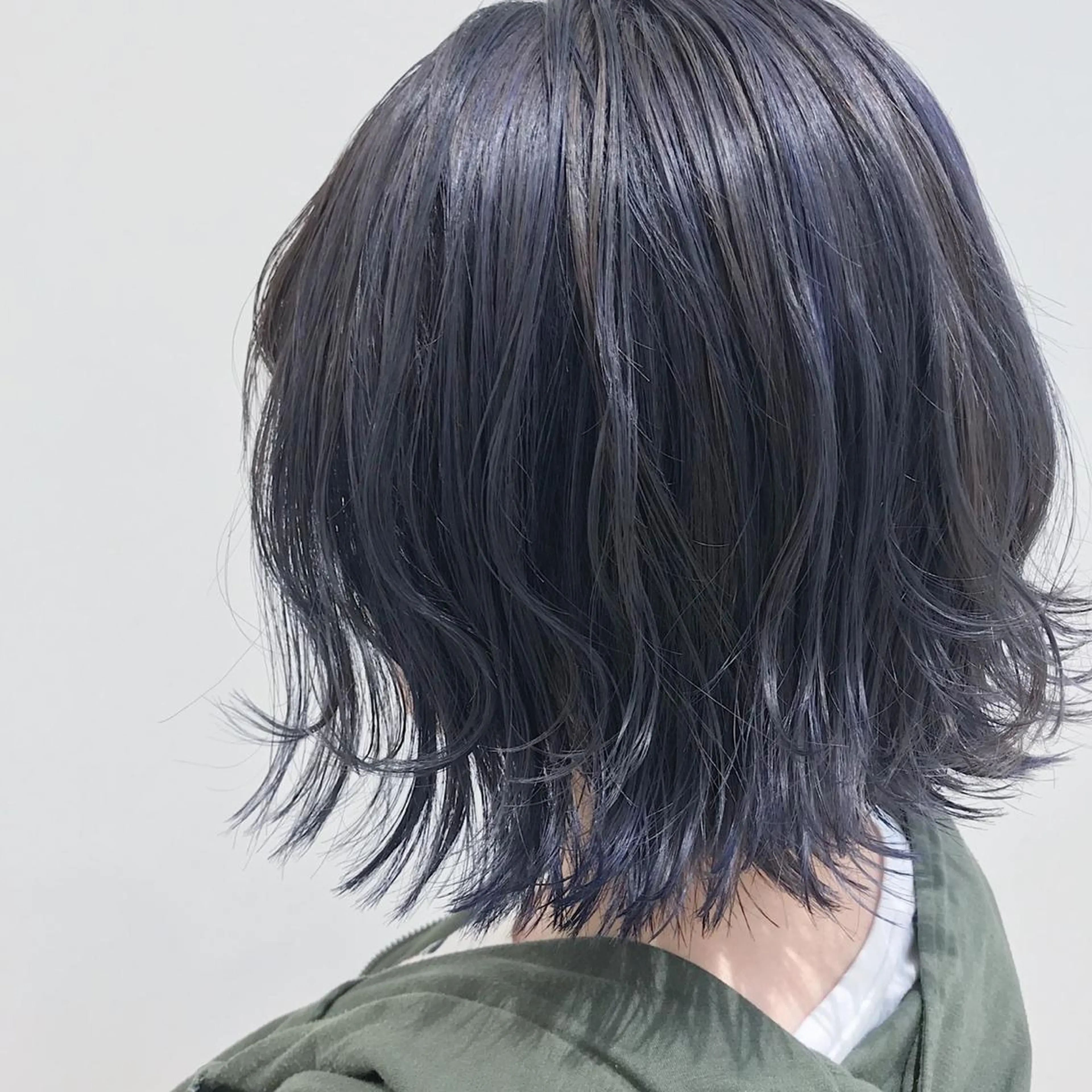 カラー ネイビーカラー ヘアカラー トリートメント 韓国風愛されヘア 🇰🇷RITO🎀のヘアスタイル