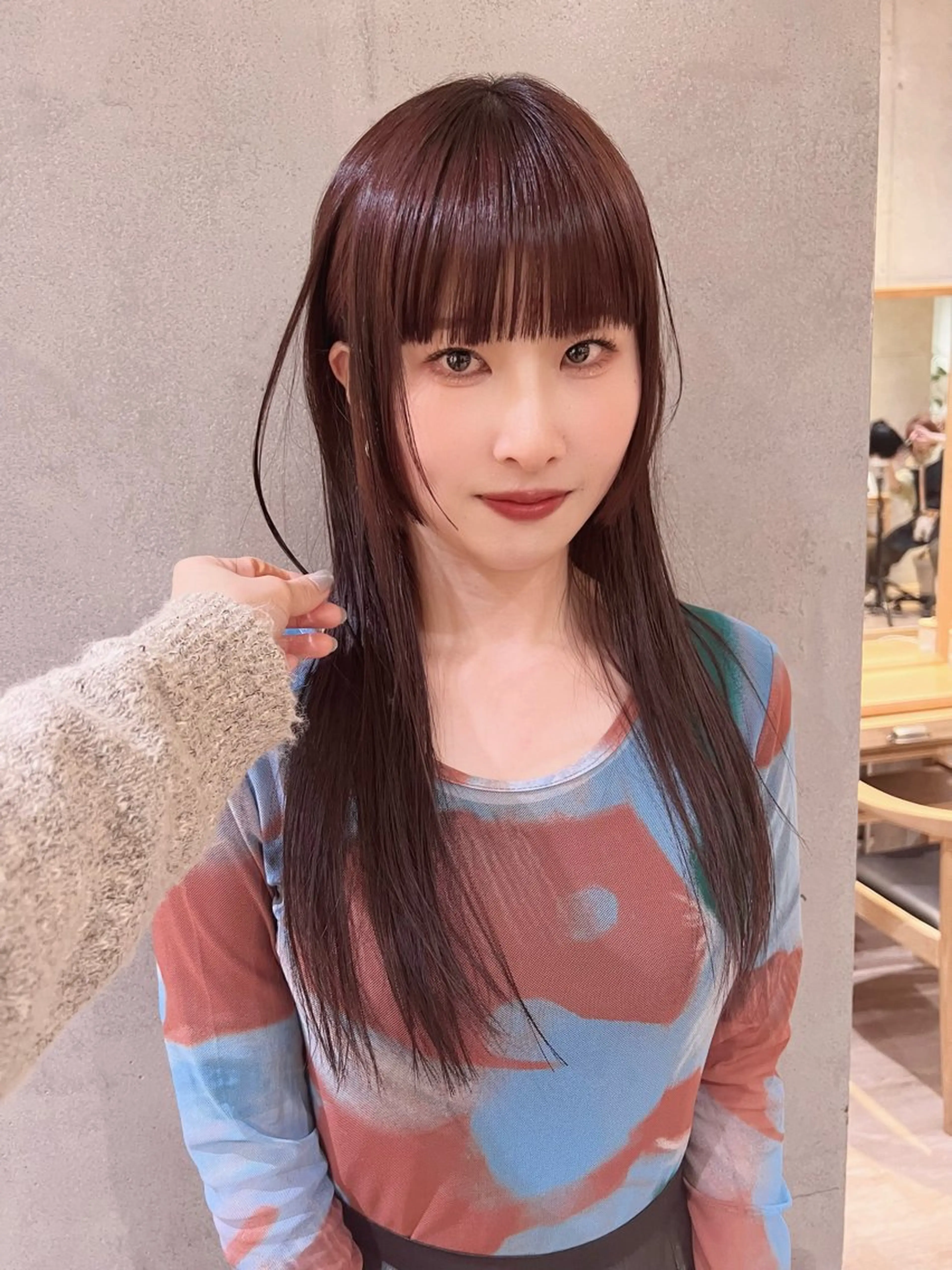 ロング Say.石川葵 ショートボブ前髪のヘアスタイル