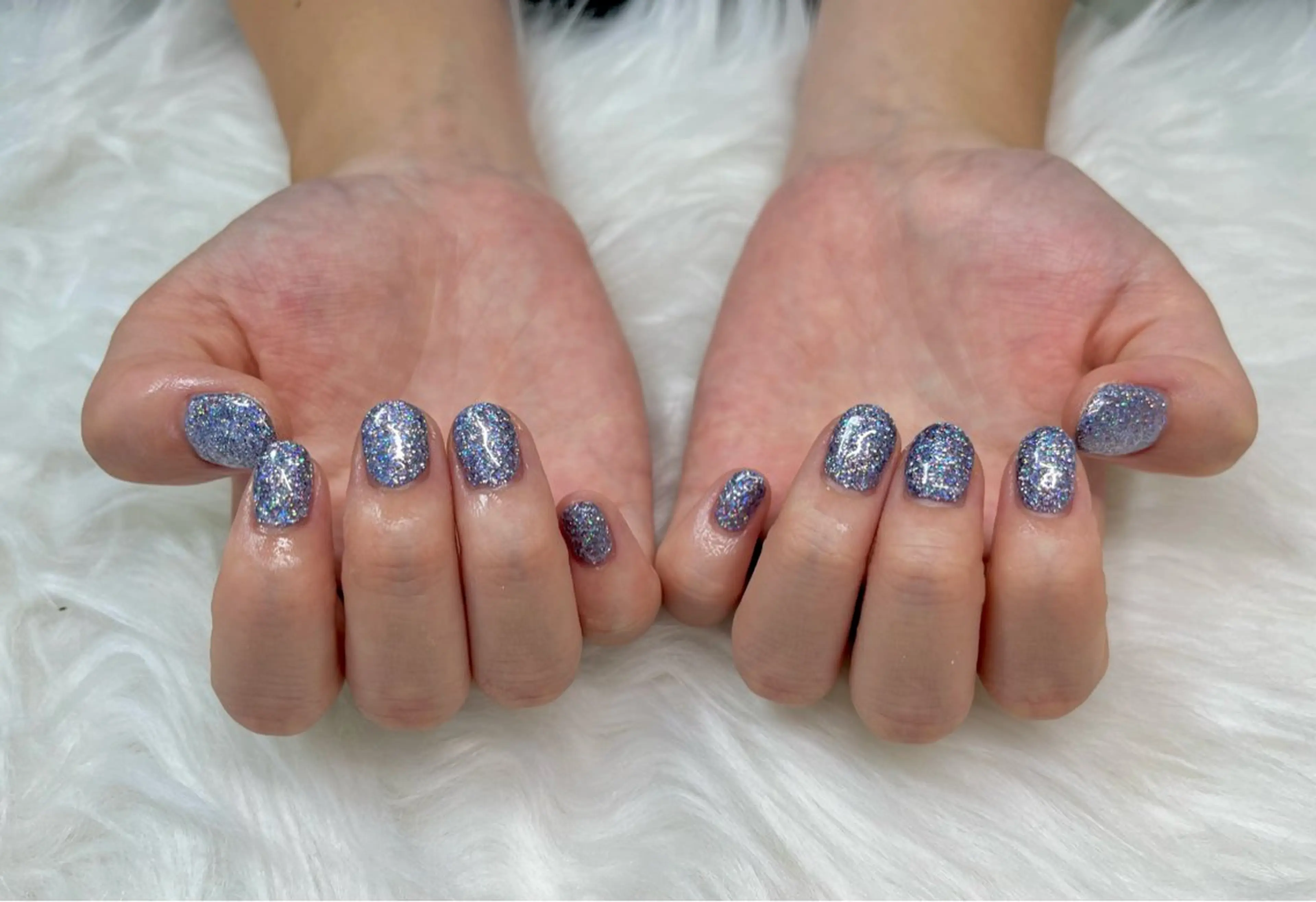 ネイル ラメ(グリッター) ワンカラーネイル ハンドネイル Latienne total beauty salon所属・Saori 【latienne】のネイルデザイン