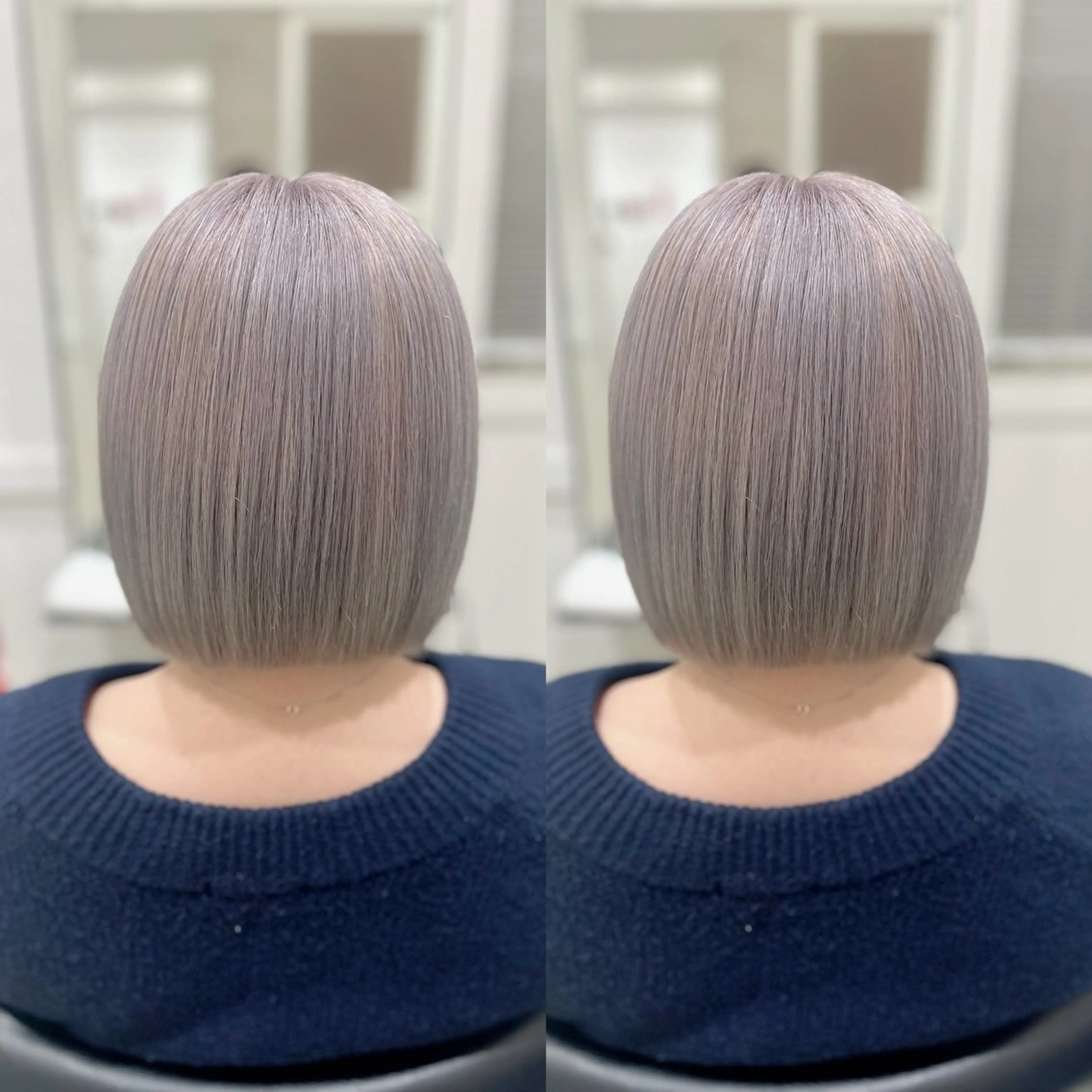 ショート 縮毛矯正/レイヤー /髪質改善カラーのヘアスタイル