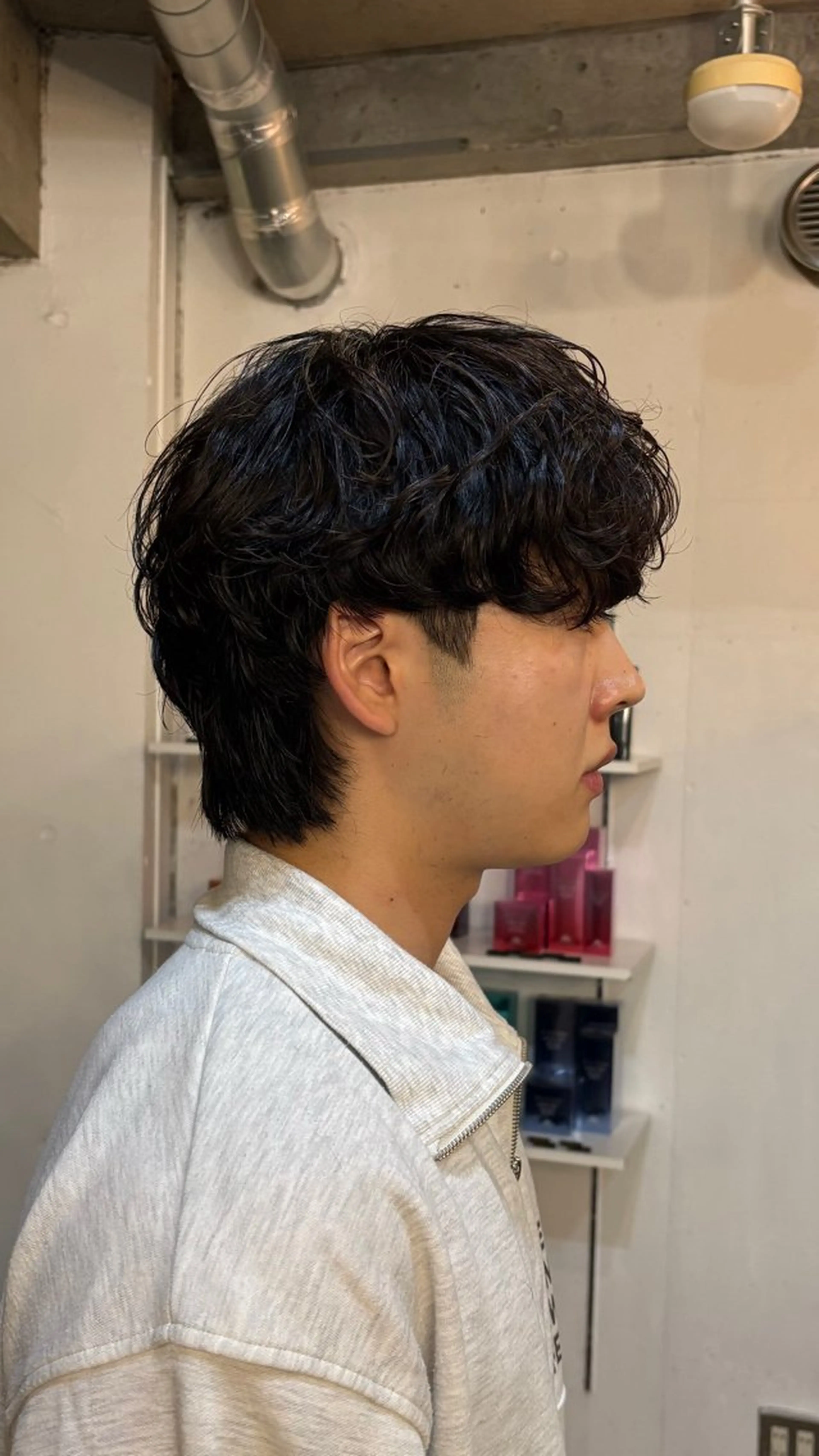 パーマ メンズ メンズパーマ カット パーマ パーマ/カラー ブリーチ/廣田歩のヘアスタイル