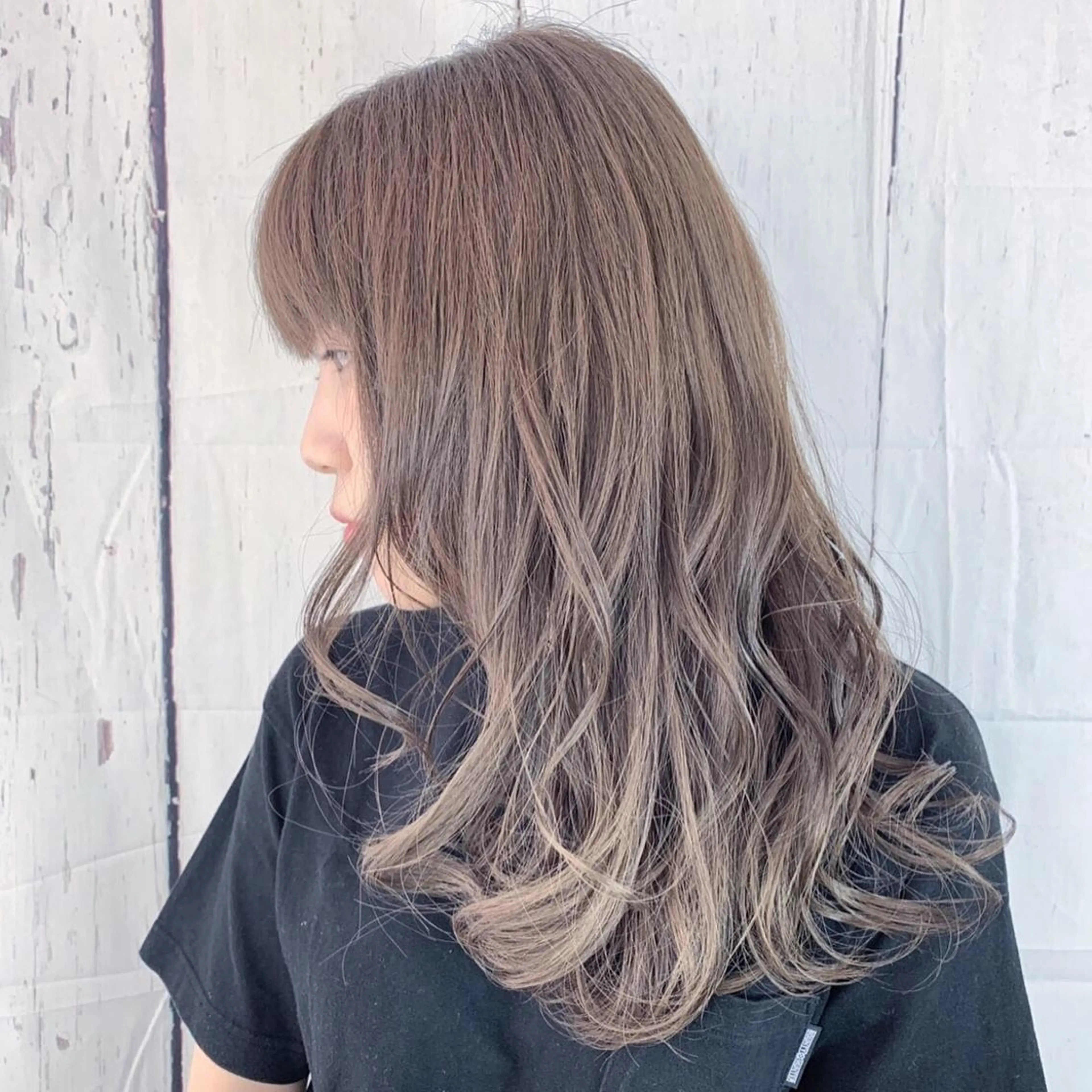 セミロング ヘアカラー cecilhair 福岡天神店のヘアスタイル