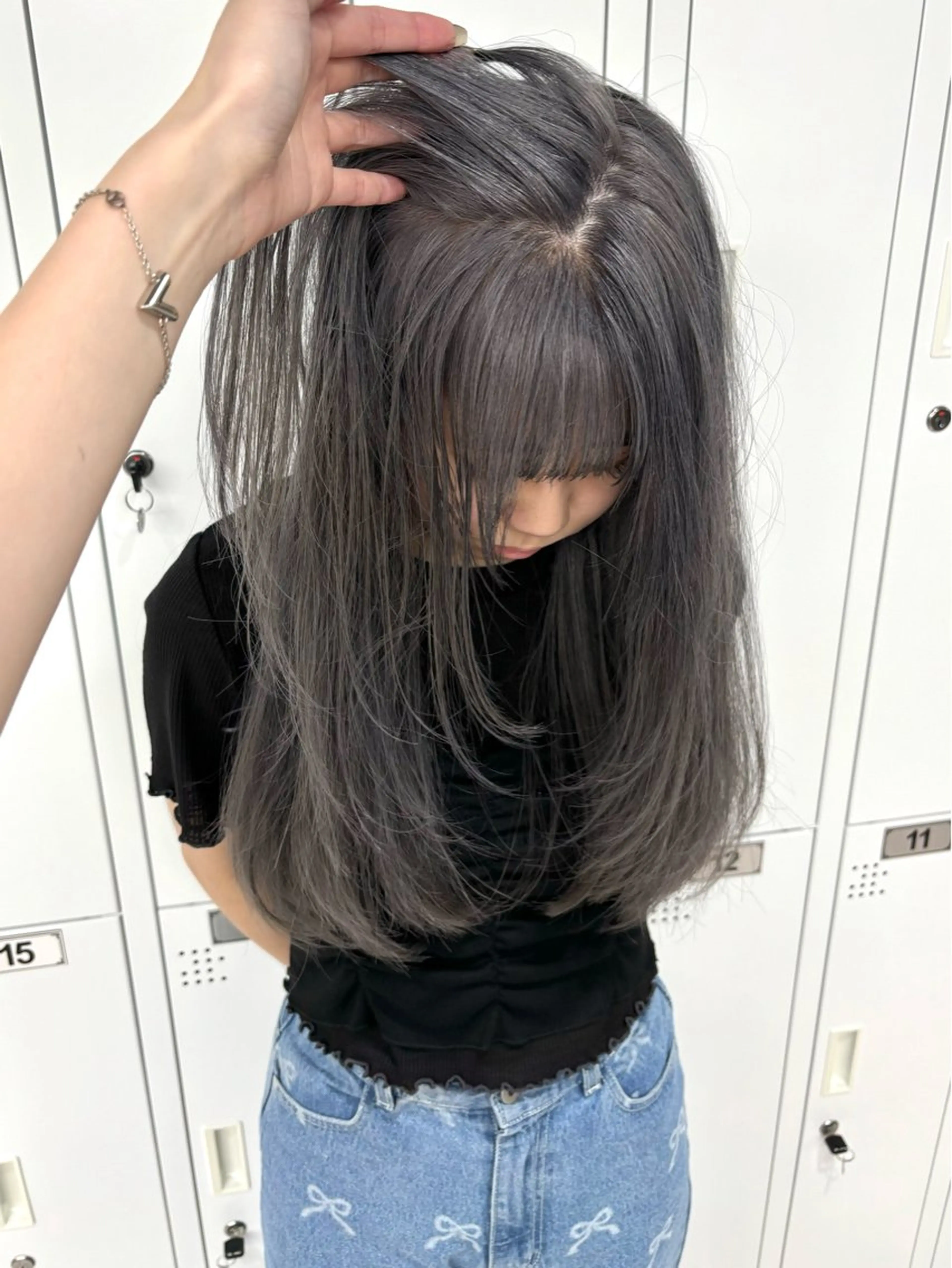 ロング カラー 流行りのレイヤーカッ ト得意💖akariのヘアスタイル