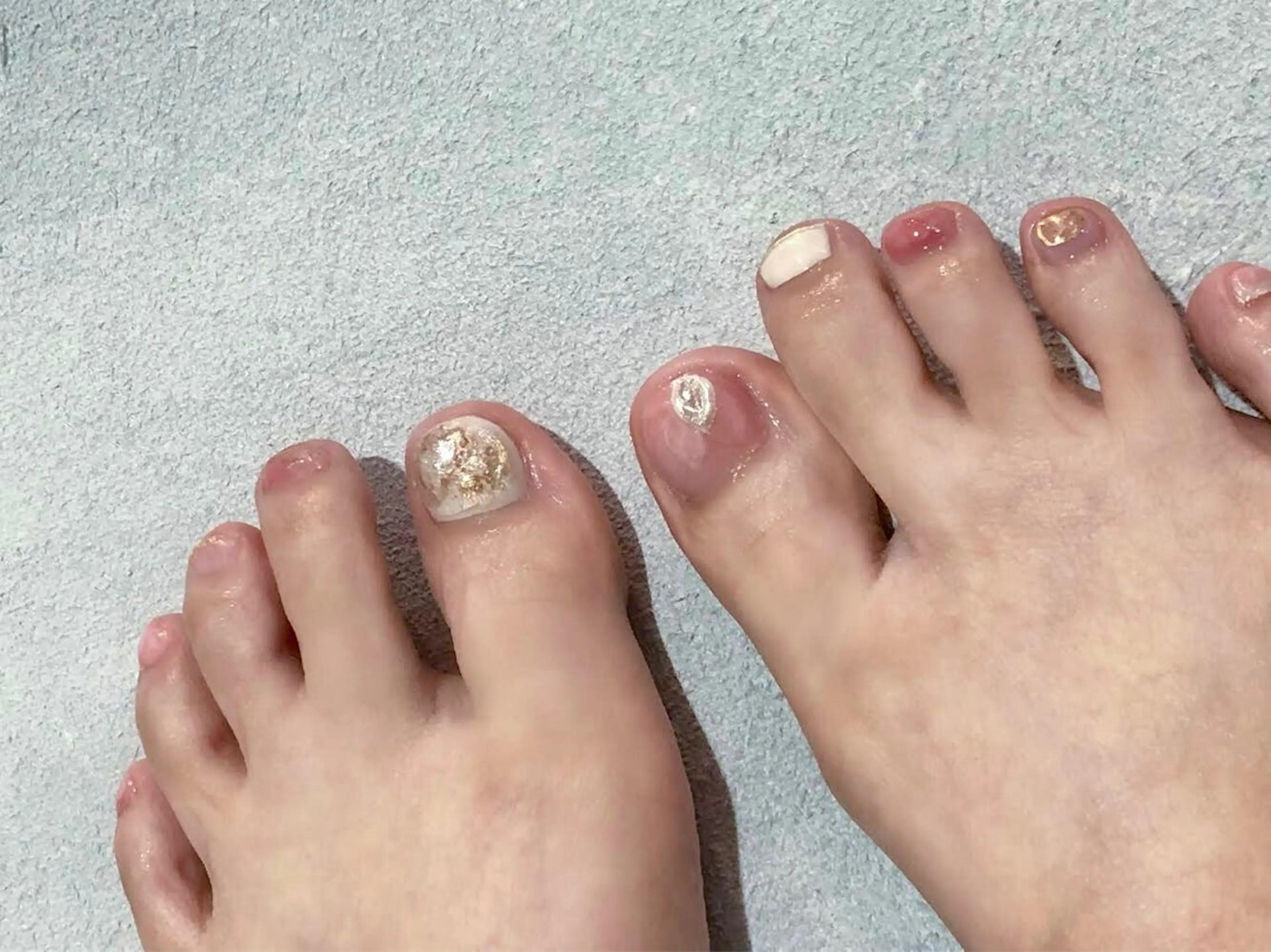 ネイル ニュアンスネイル RITZ福岡薬院店　まつげパーマ/マツエク/ネイル/眉毛所属・💅 momokoのネイルデザイン