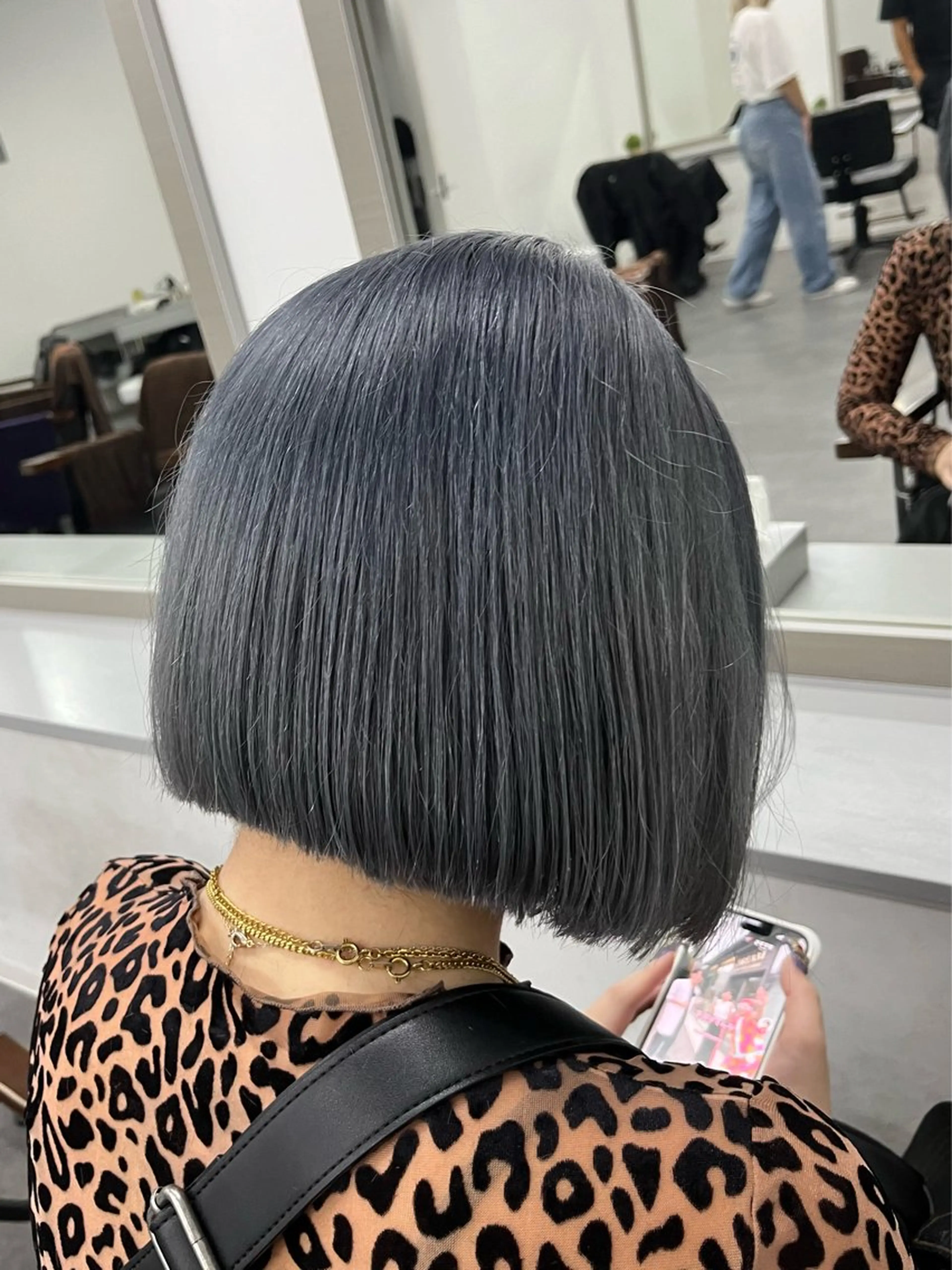 ショート カラー ハイトーンカラー ボブ カット ♡なんば🫧透明感 🫧naako♡のヘアスタイル