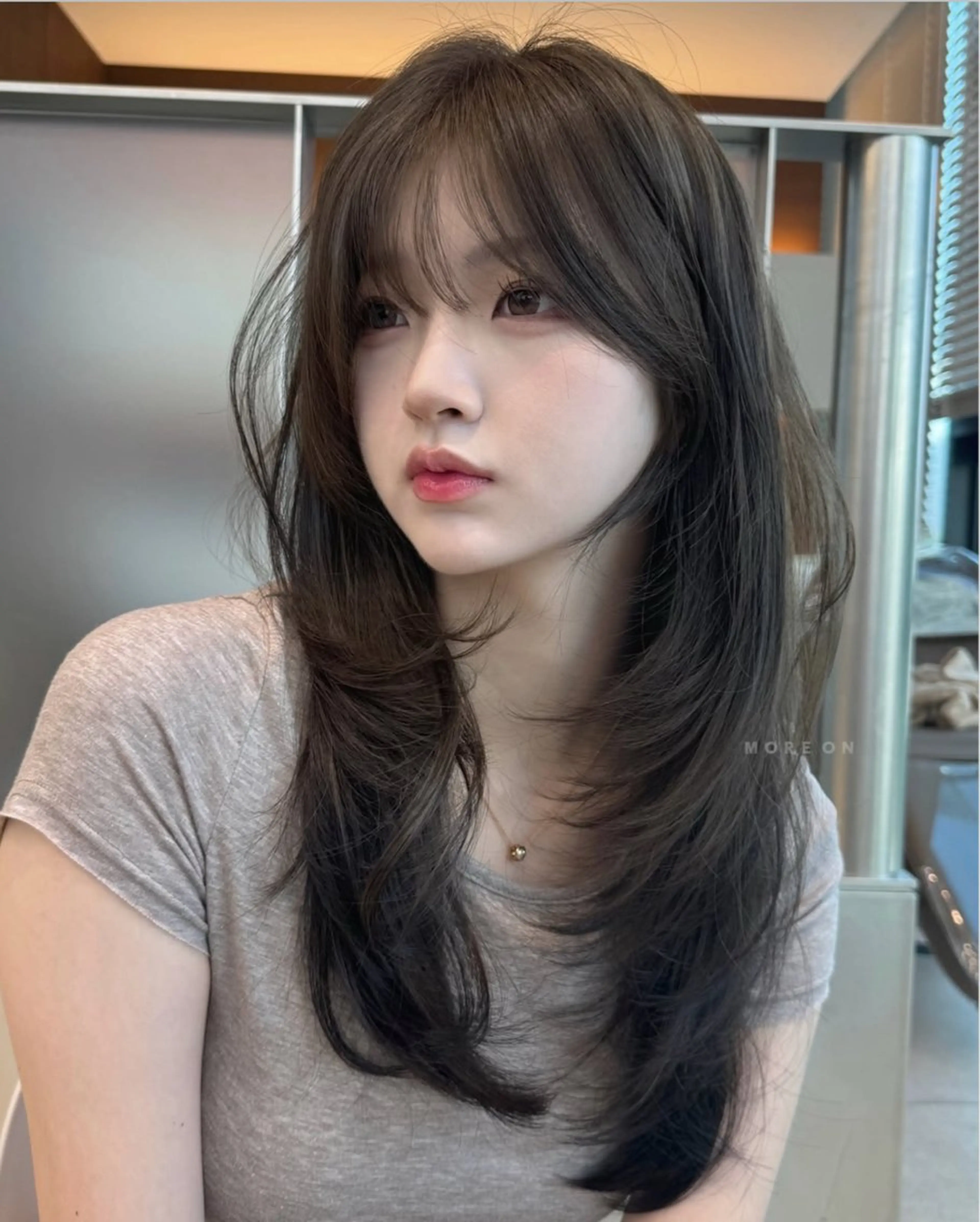 7.8月限定🉐 【3名限定】❤️【髪質改善】ヘアボトックス韓国式ハッシュカット＋髪質改善カラー＋ケラチントリートメントの写真