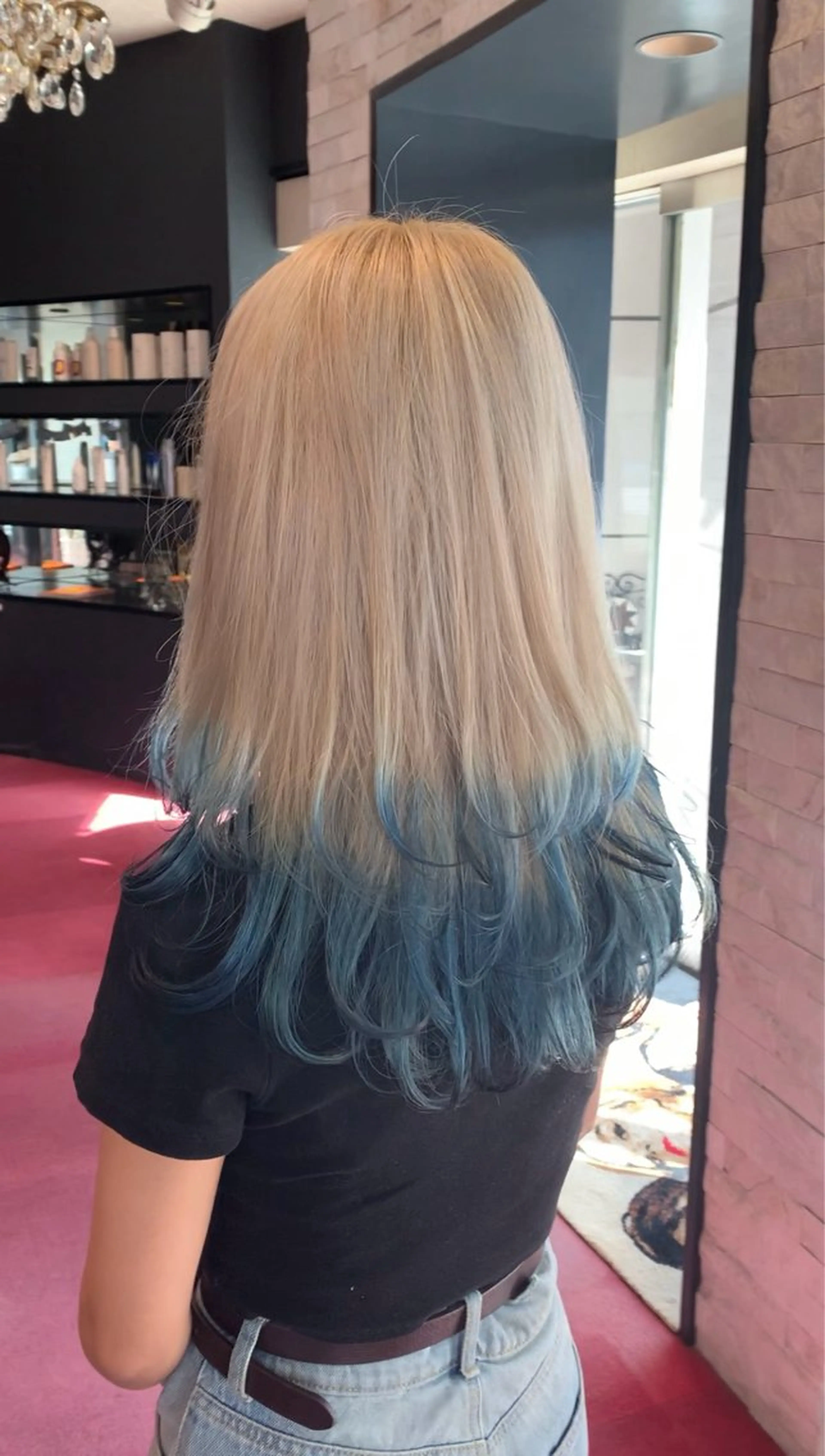 セミロング カラー カット ヘアカラー トリートメント 松山 大輝のヘアスタイル