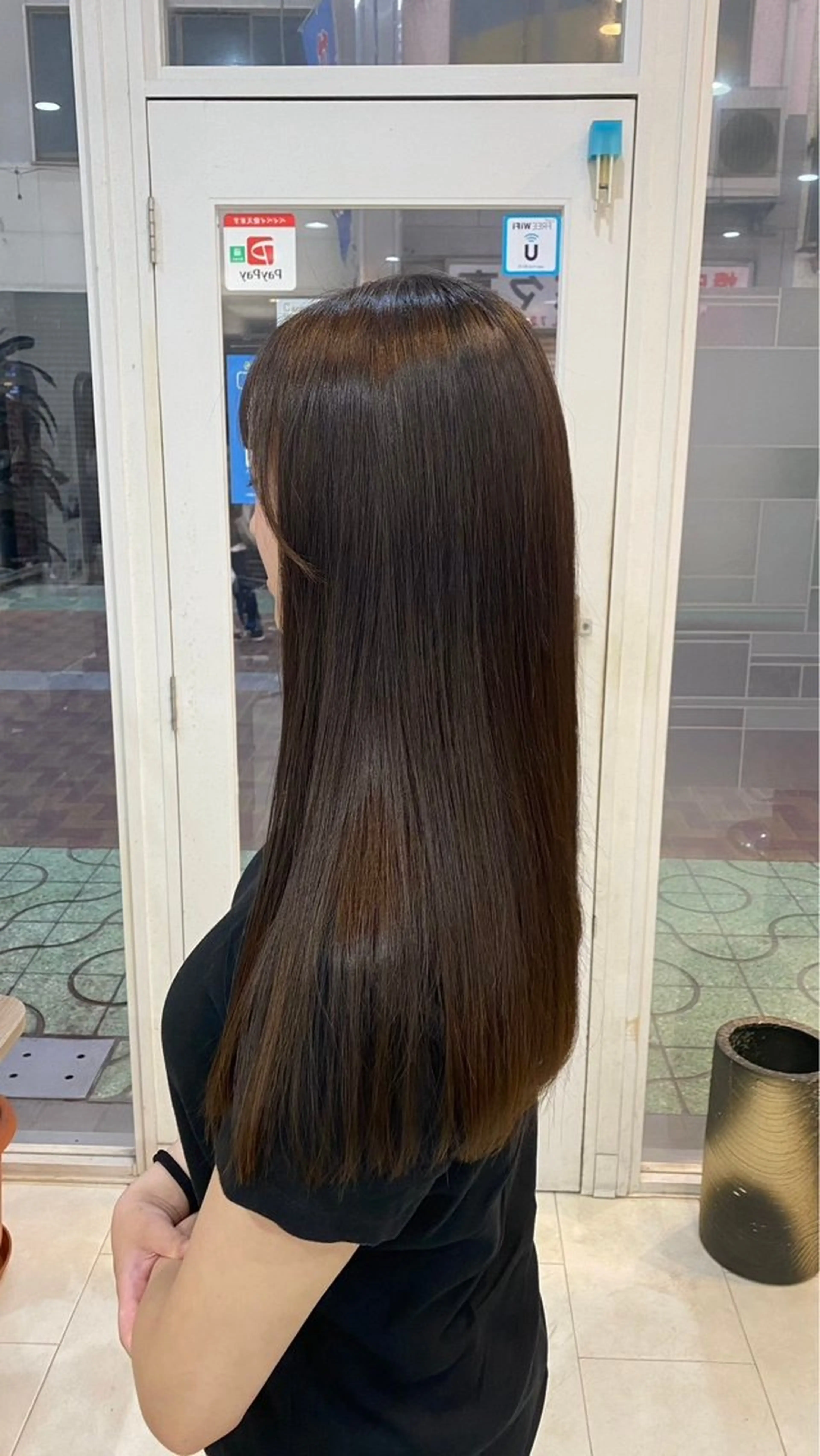 ロング カラー 生尾 虹水のヘアスタイル