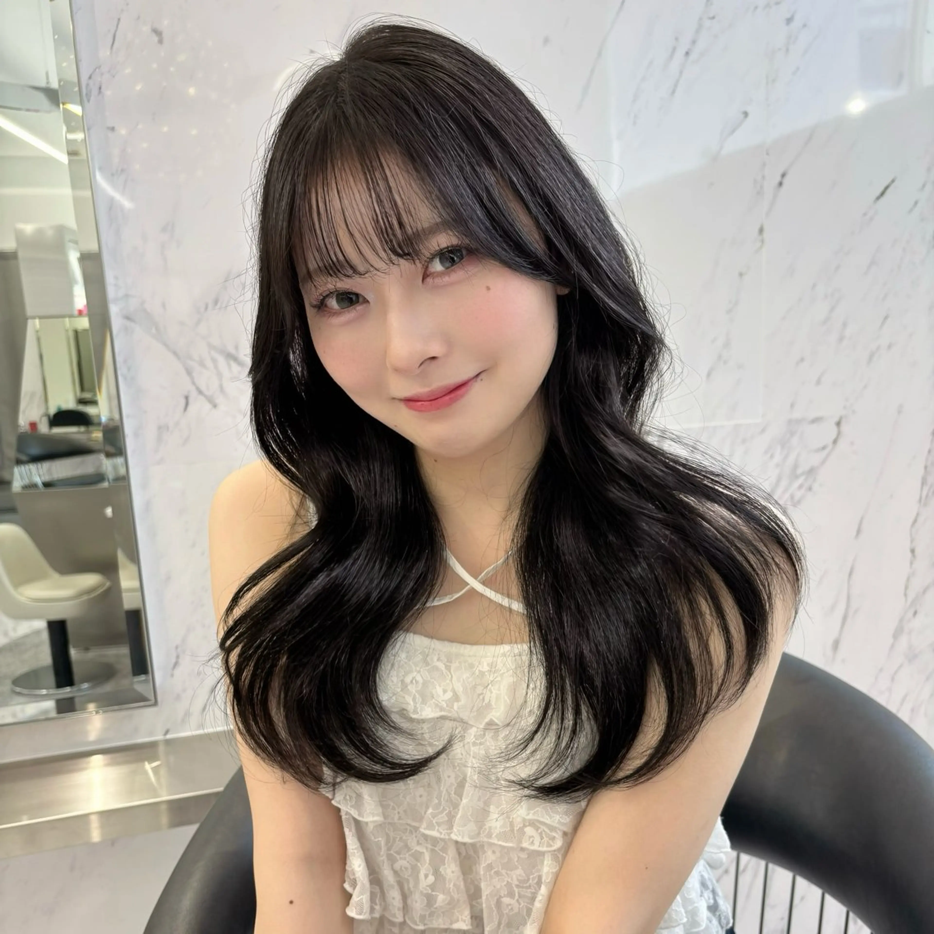ロング カラー ロング カット ヘアカラー ParveMix 🐾鳥取彩花のヘアスタイル