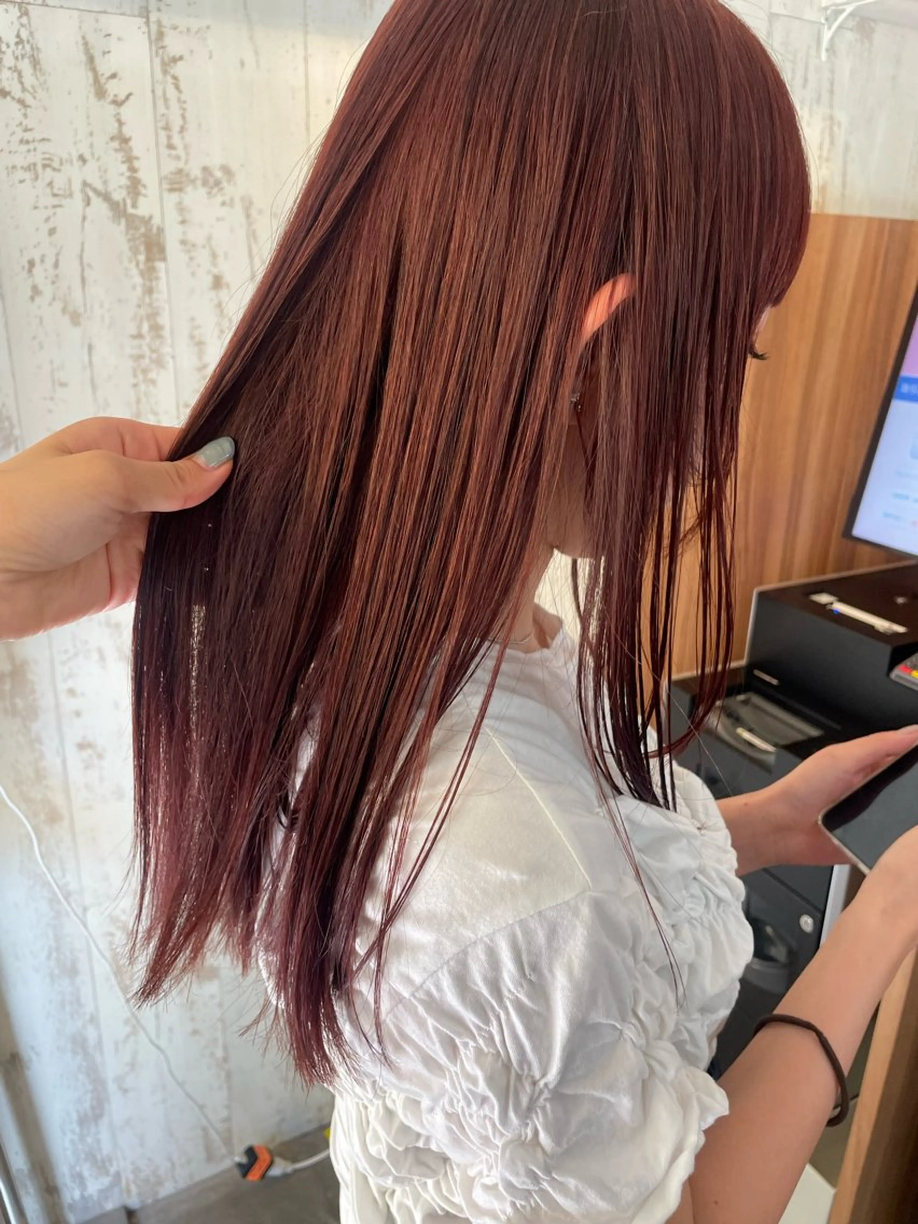 ミディアム カラー 🎀asumi/艶 カラー/髪質改善🎀のヘアスタイル