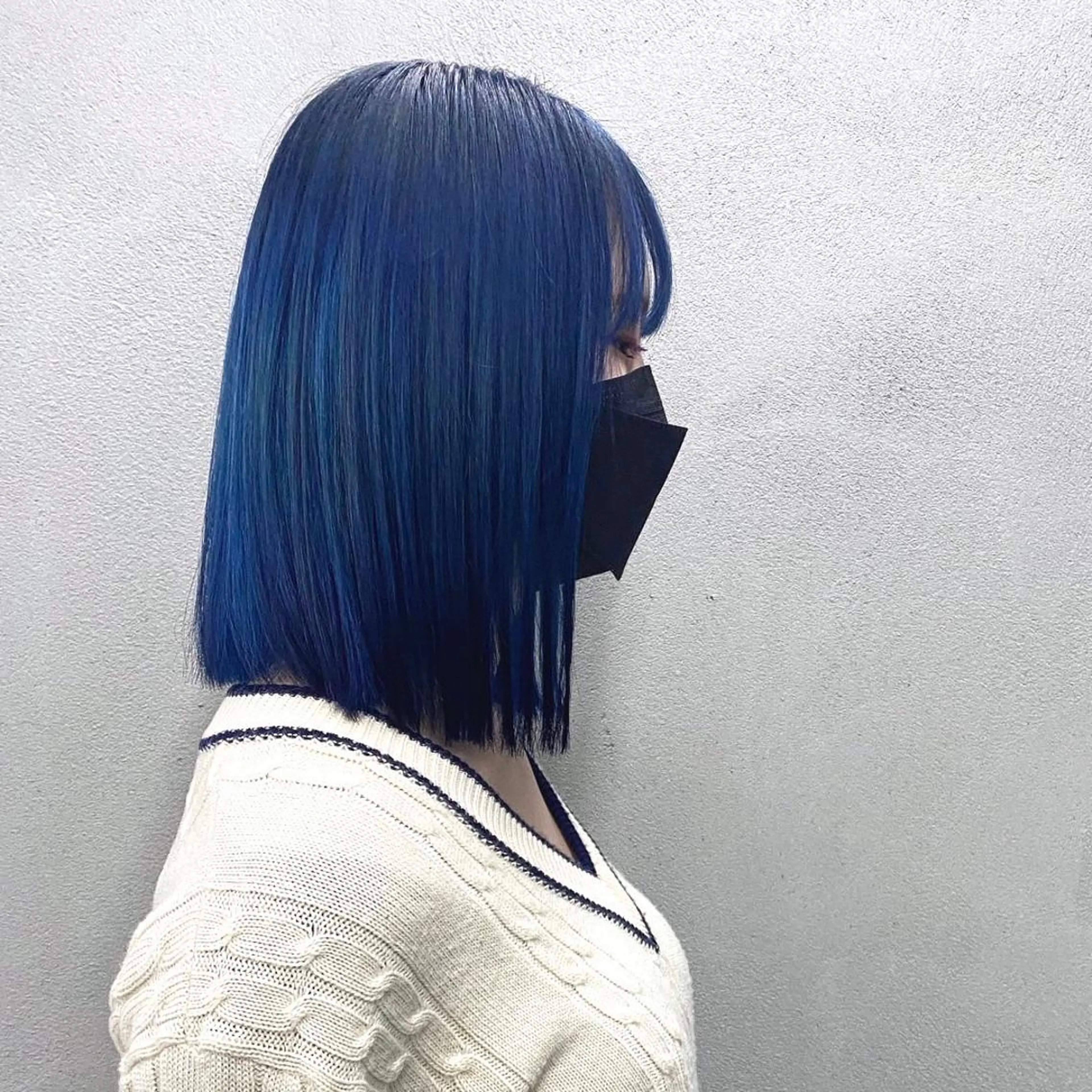 カラー ブルーカラー カット ヘアカラー トリートメント #ボブ #ウルフ #tag佐藤璃美のヘアスタイル
