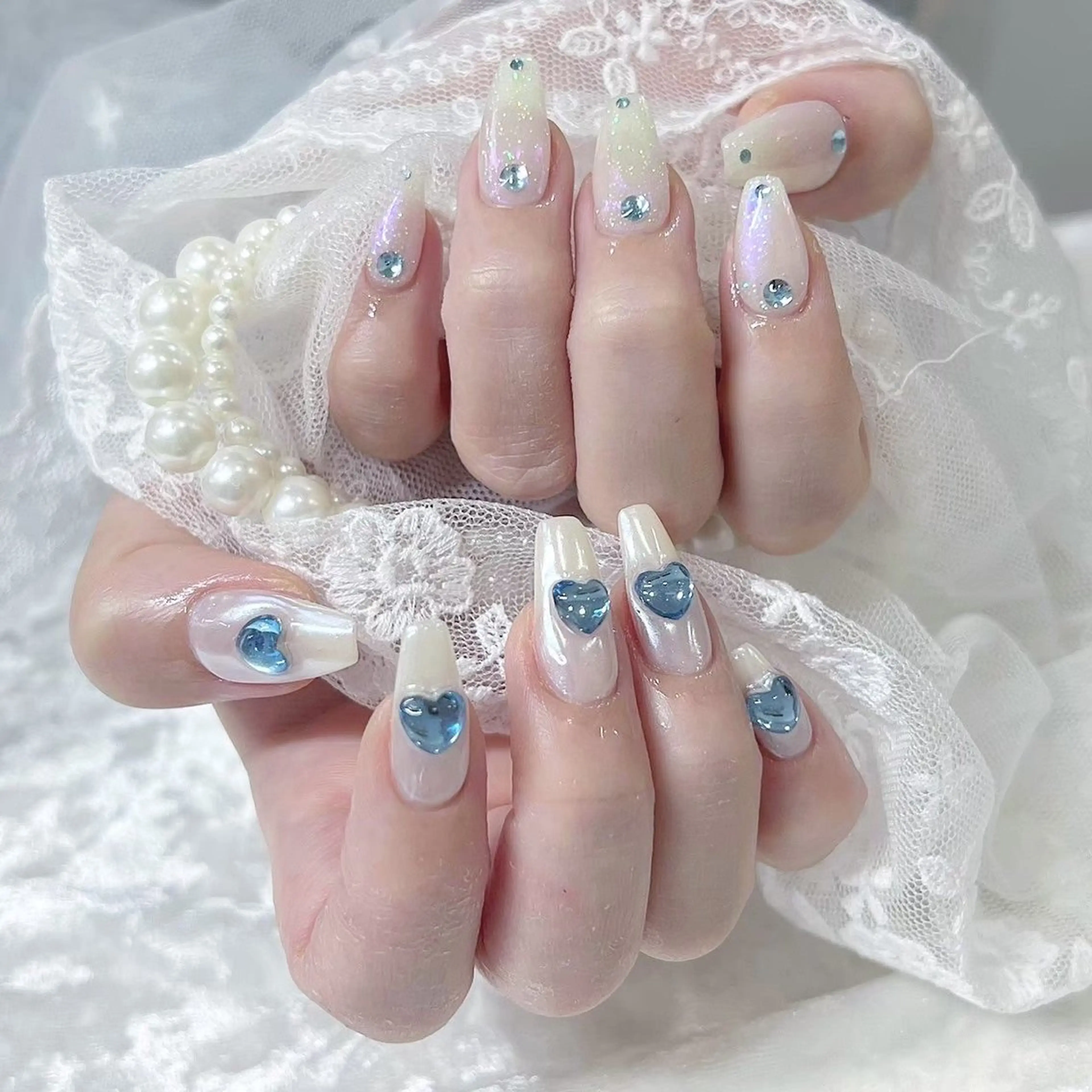 ネイル アートネイル 長さ出し フットネイル 韓国ネイル マグネットネイル Kanako 💫のネイルデザイン