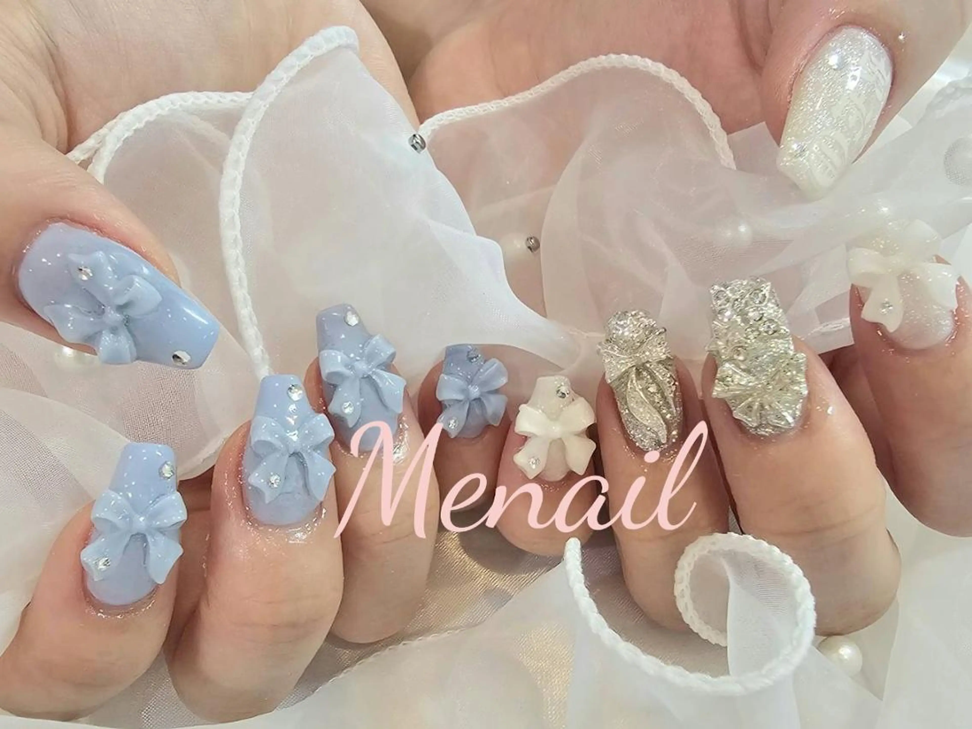 ネイル 🤍POP可愛い🧸 Menailのネイルデザイン