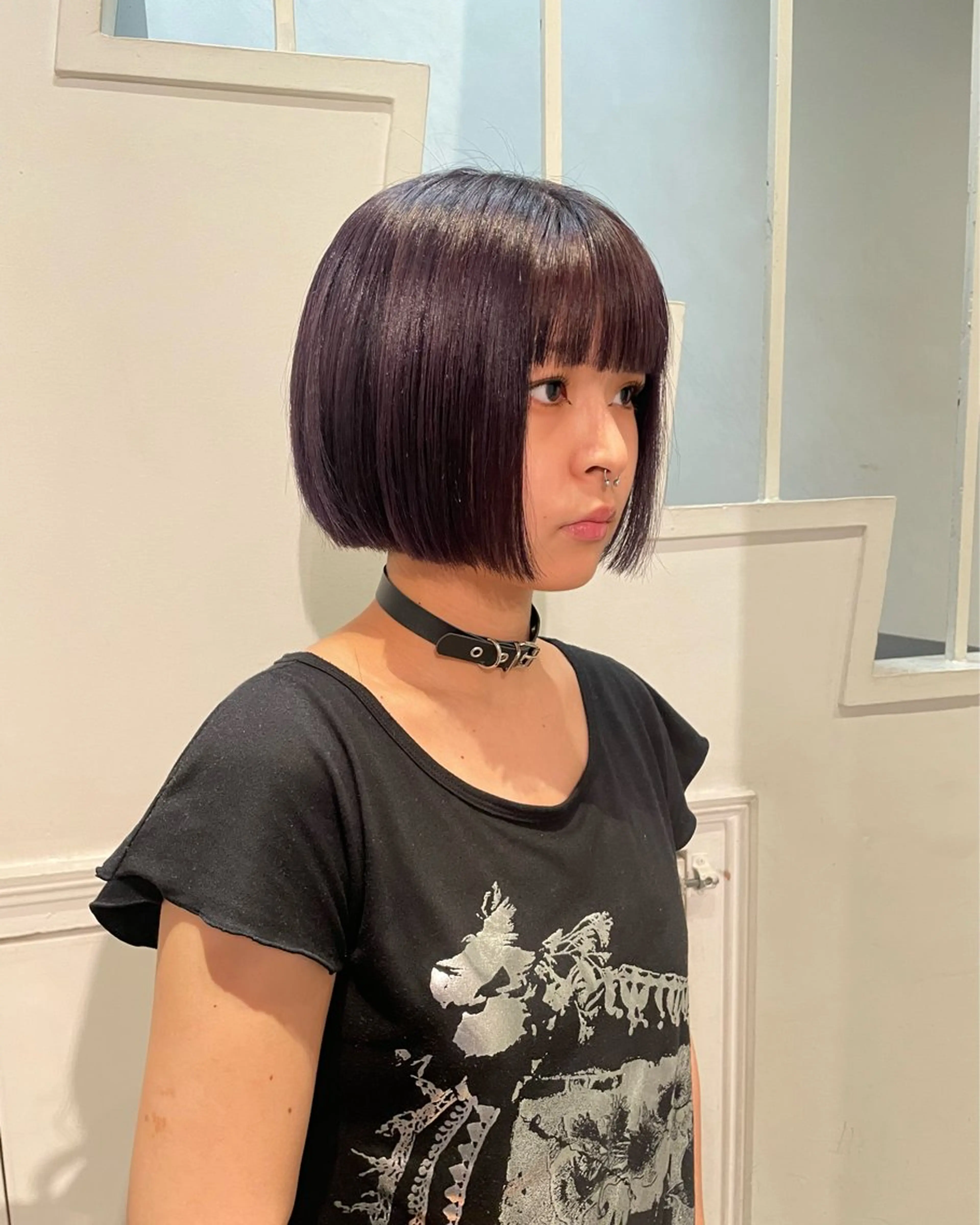 ショート カラー カット ヘアカラー トリートメント 向坂 亜美のヘアスタイル