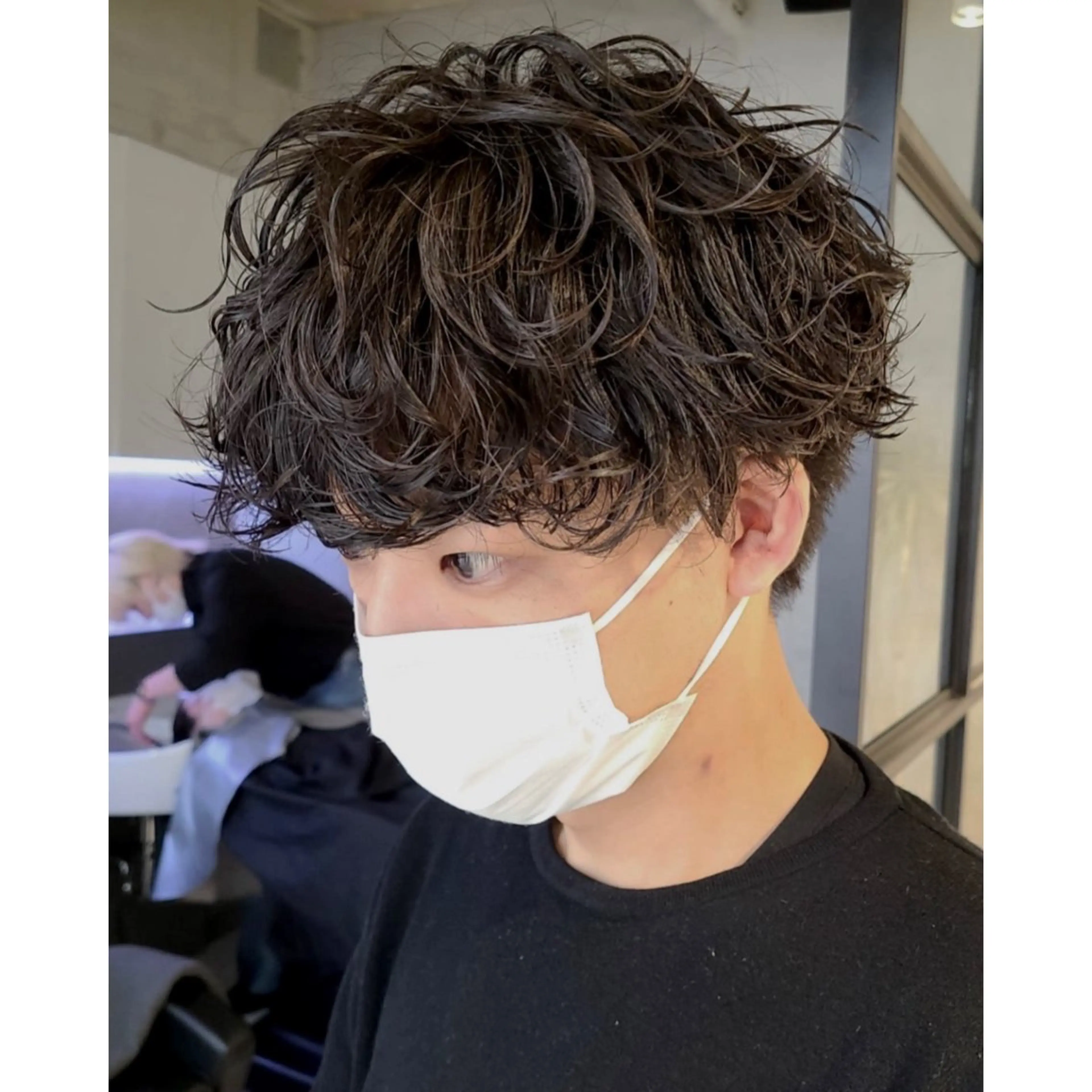 ショート パーマ メンズ elimabyfif th調布🌙キホ🌙のヘアスタイル