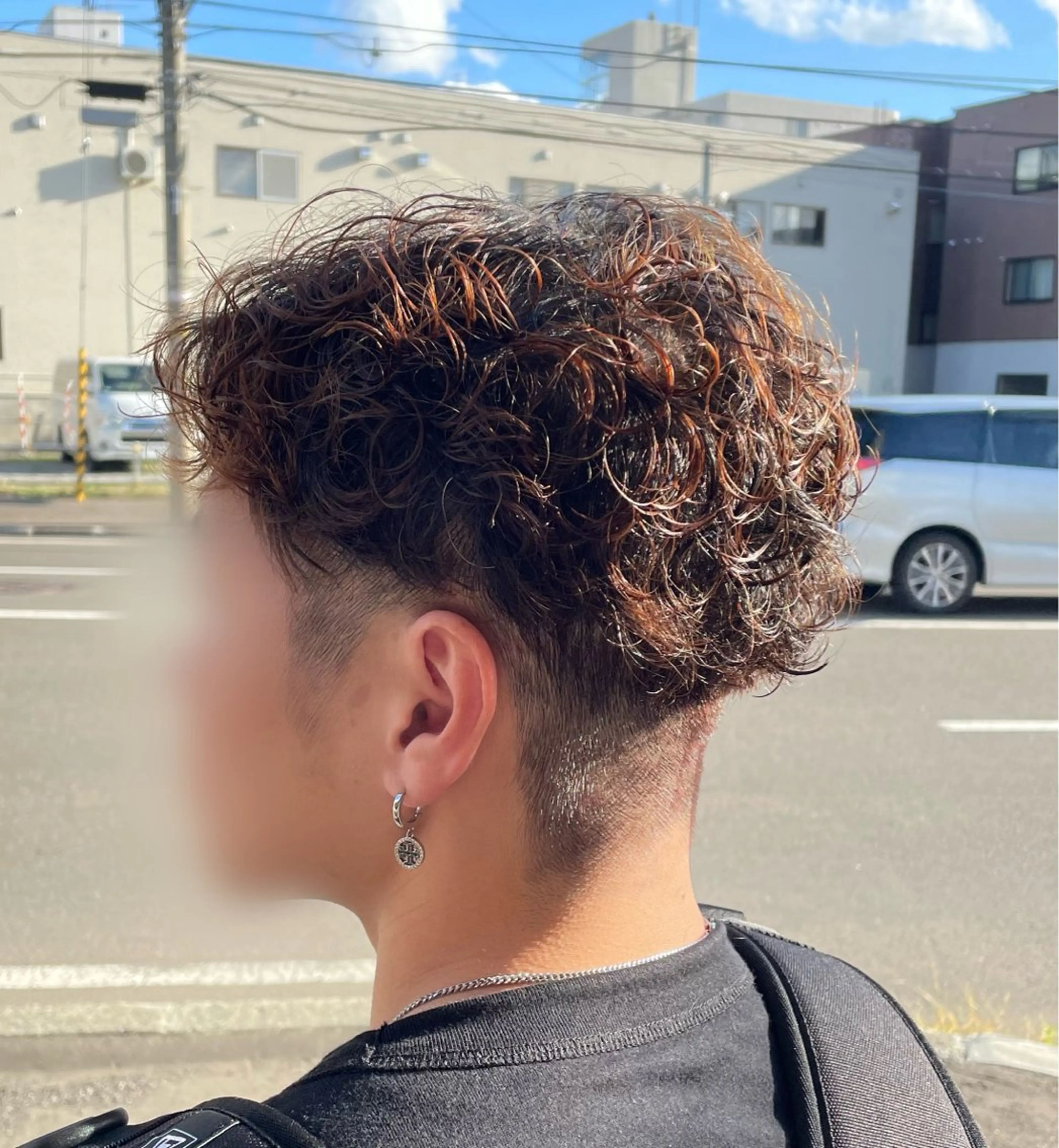 カット+パーマ+薬剤分解トリートメントの写真