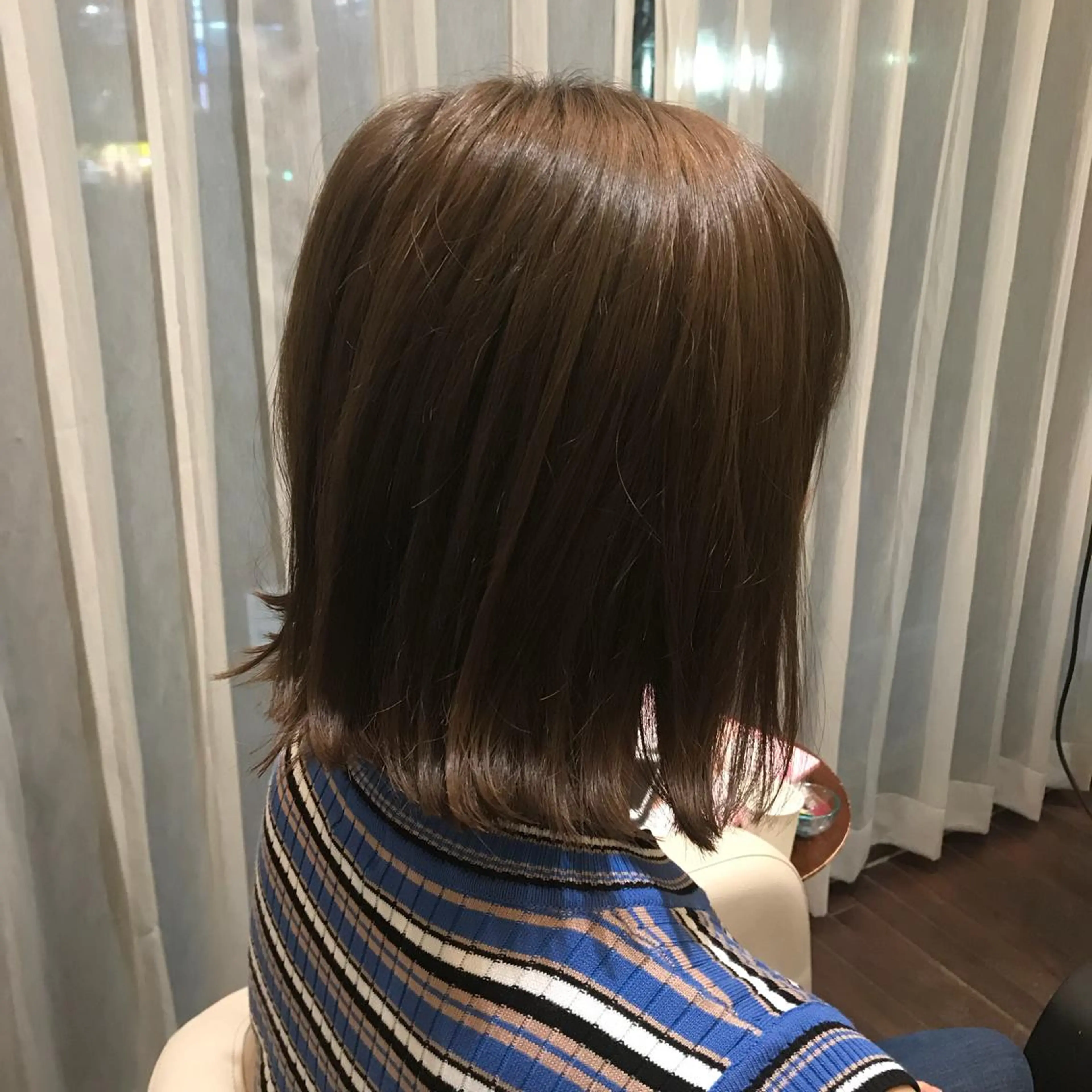 ショート 切りっぱなしボブ ボブ Agu hair verse所属・小顔/似合わせカット 杉山莉菜のヘアスタイル