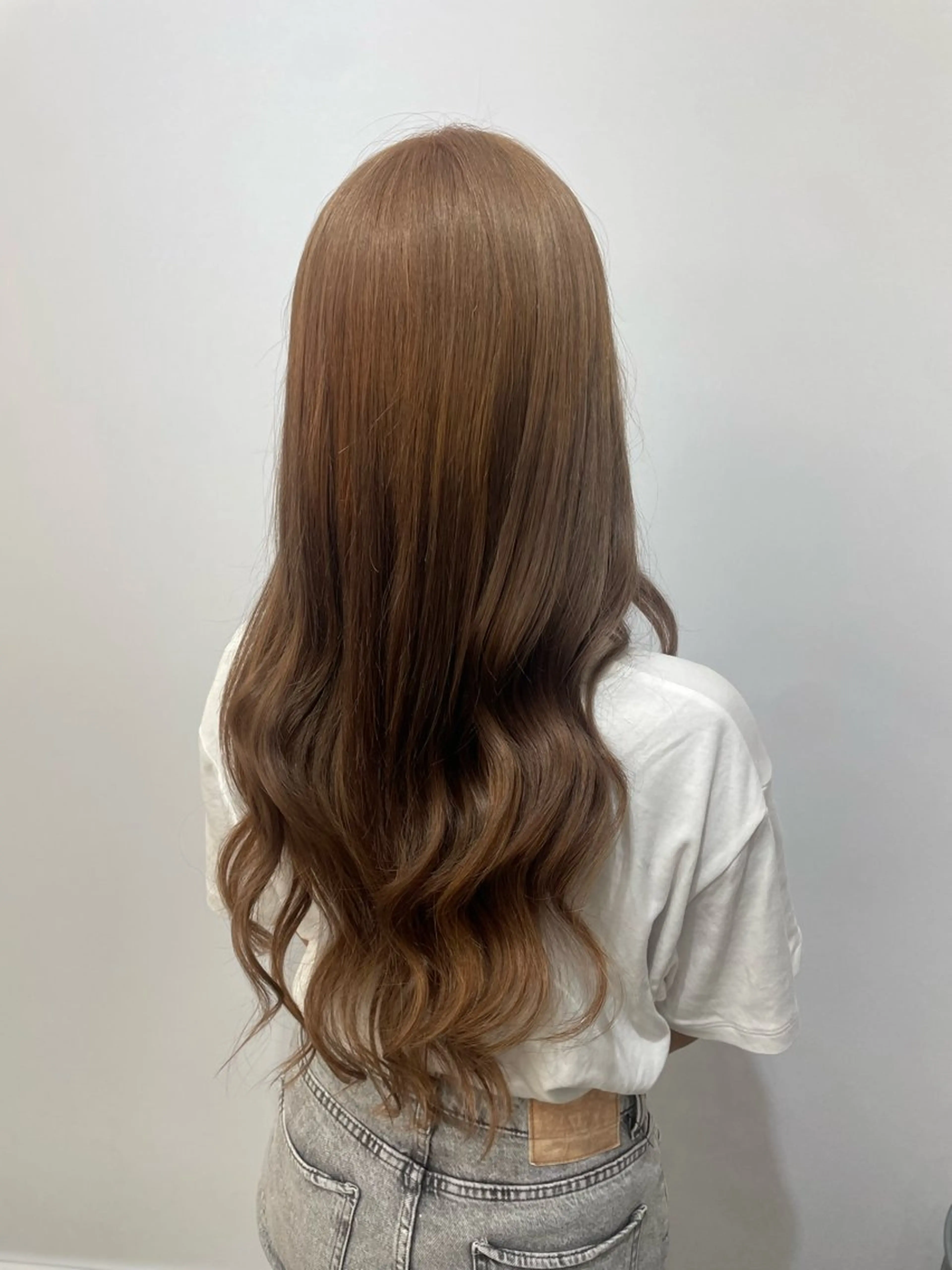 ロング ハル🫧エクステ難波 韓国ヘア髪質改善のヘアスタイル