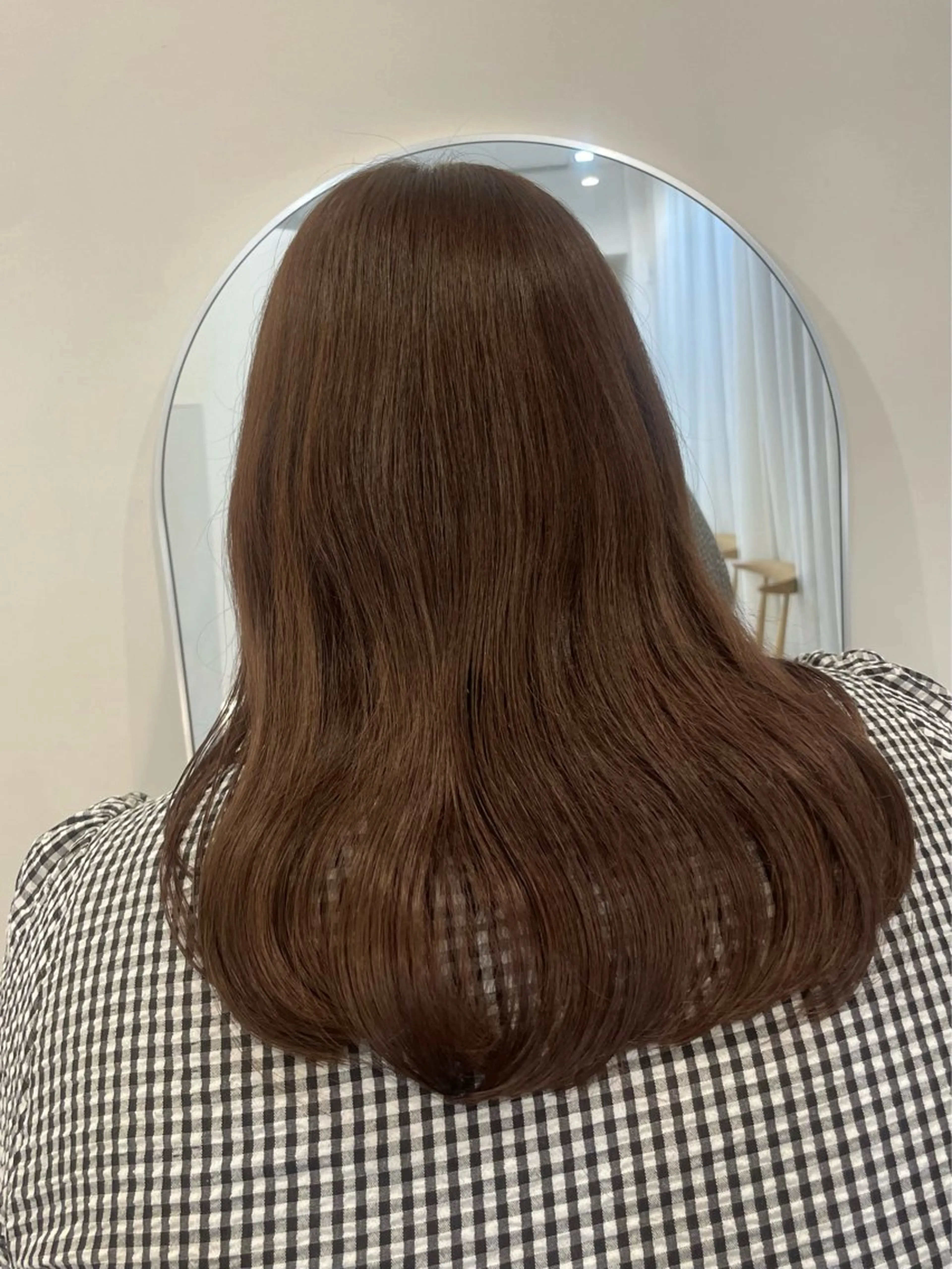セミロング mihane fit standのヘアスタイル