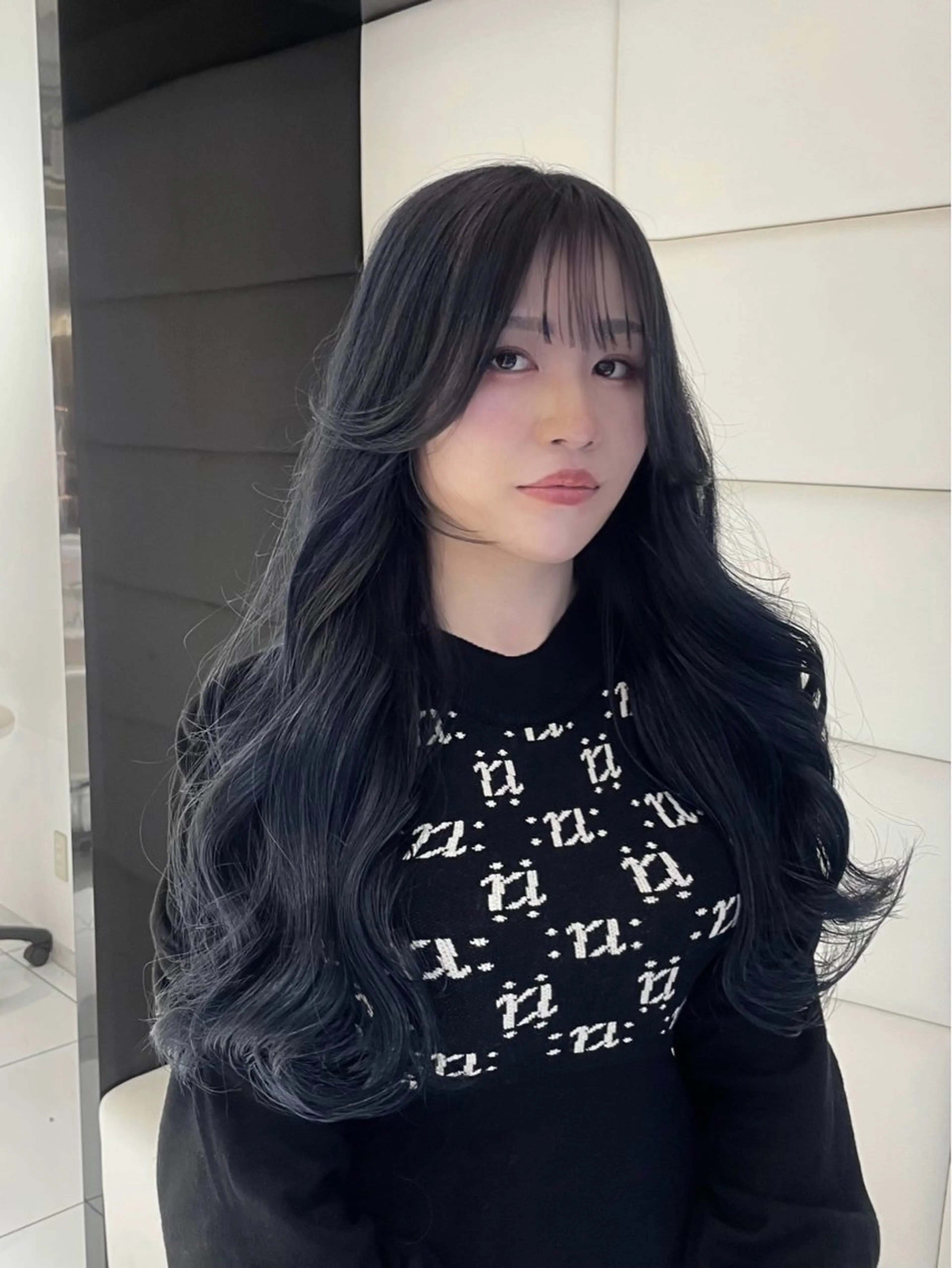 ロング カット ヘアカラー トリートメント motel所属・モデルや芸能人も通う ✨マンツーマンサロンのヘアスタイル