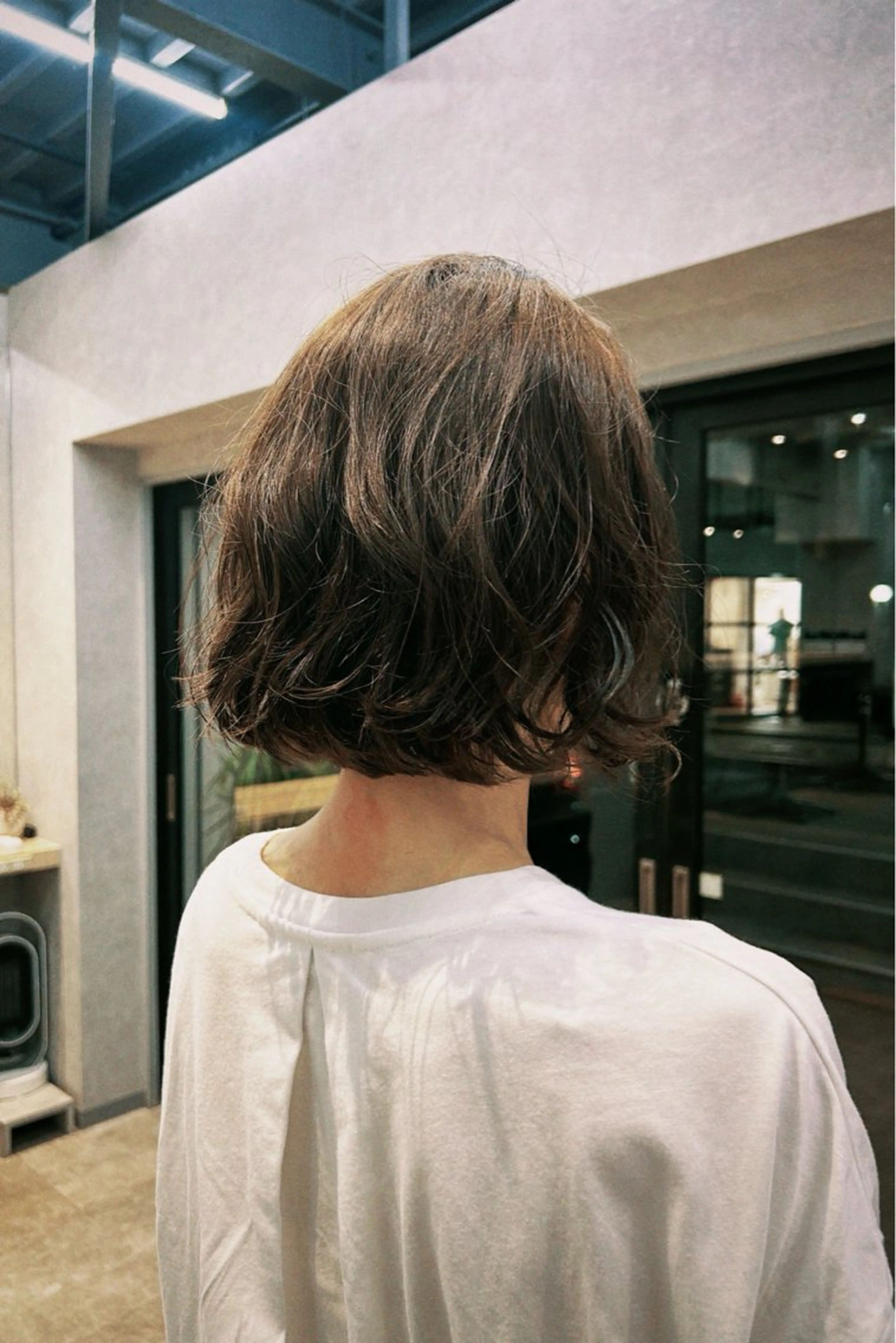 ミディアム パーマ ✳︎透明感カラー✳︎ ボブ✳︎nanaのヘアスタイル