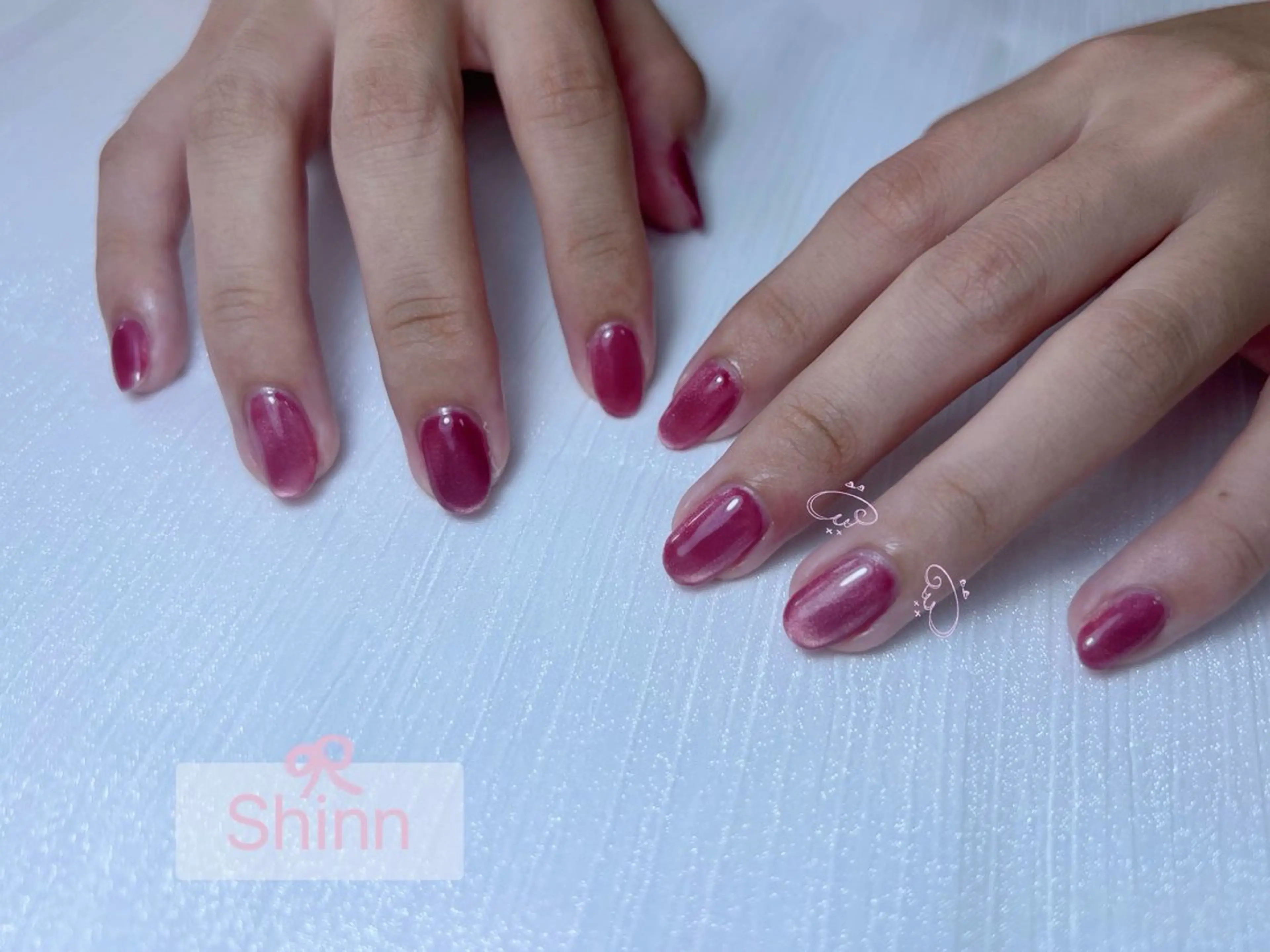 ネイル マグネットネイル ハンドネイル ハンドケア shinn / Aira⛓️のネイルデザイン