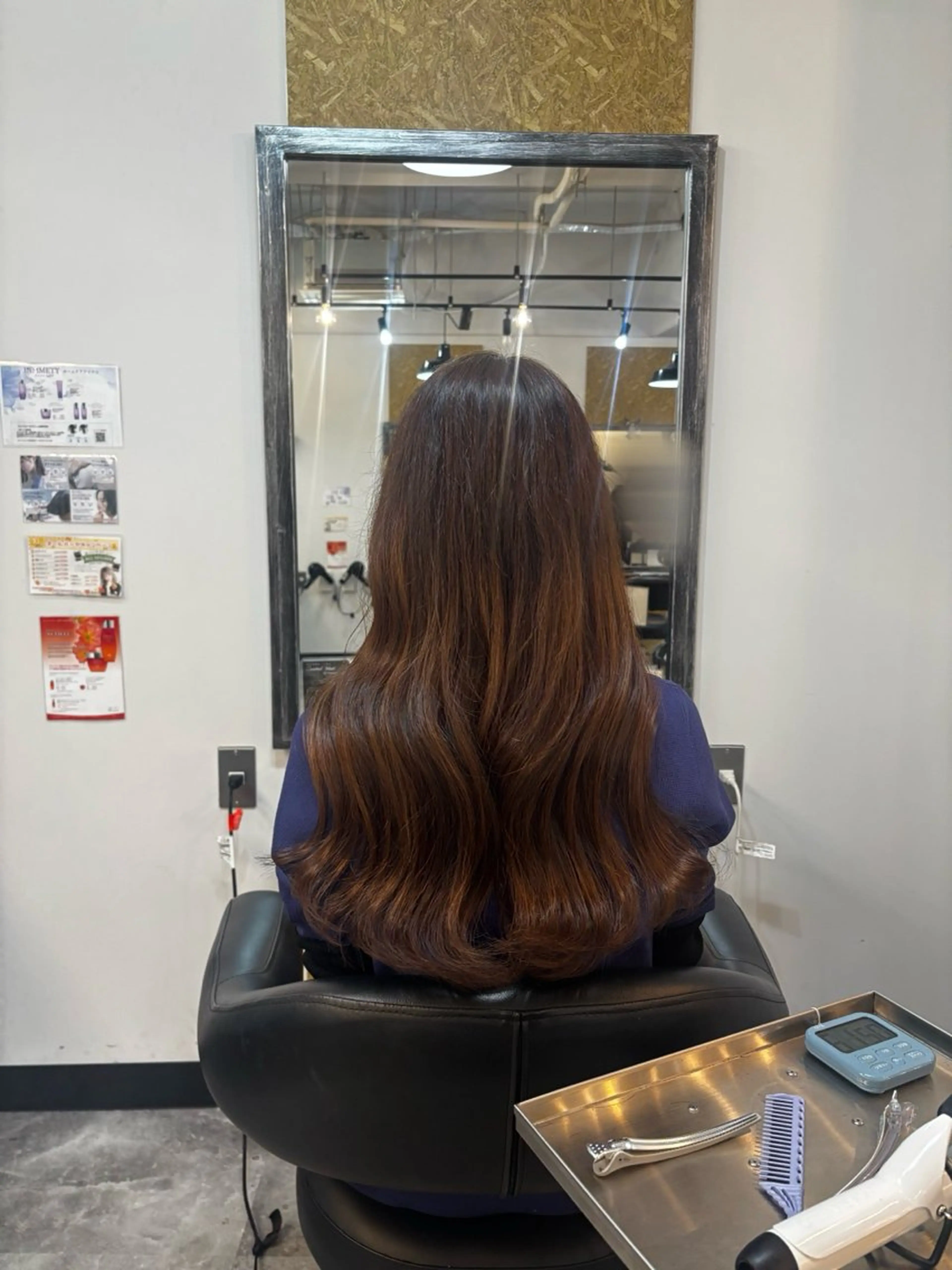 ロング カットモデル無料 🌙 松本のヘアスタイル