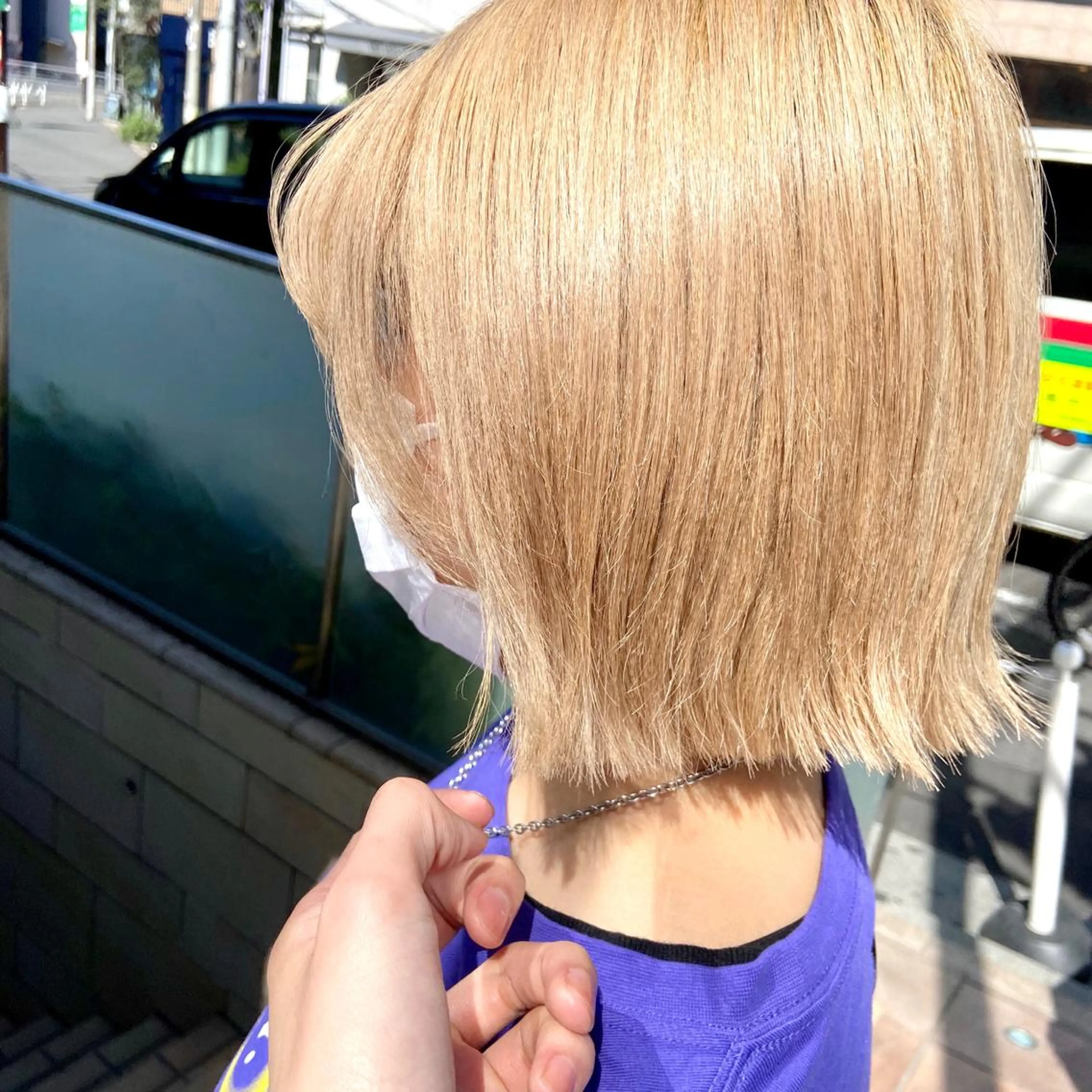 ショート カラー カット ヘアカラー écouter所属・ジェンダーレスカット ハイトーン/カイセイのヘアスタイル